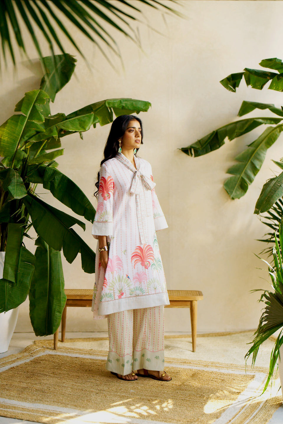 Verde Plume Co-ord Set