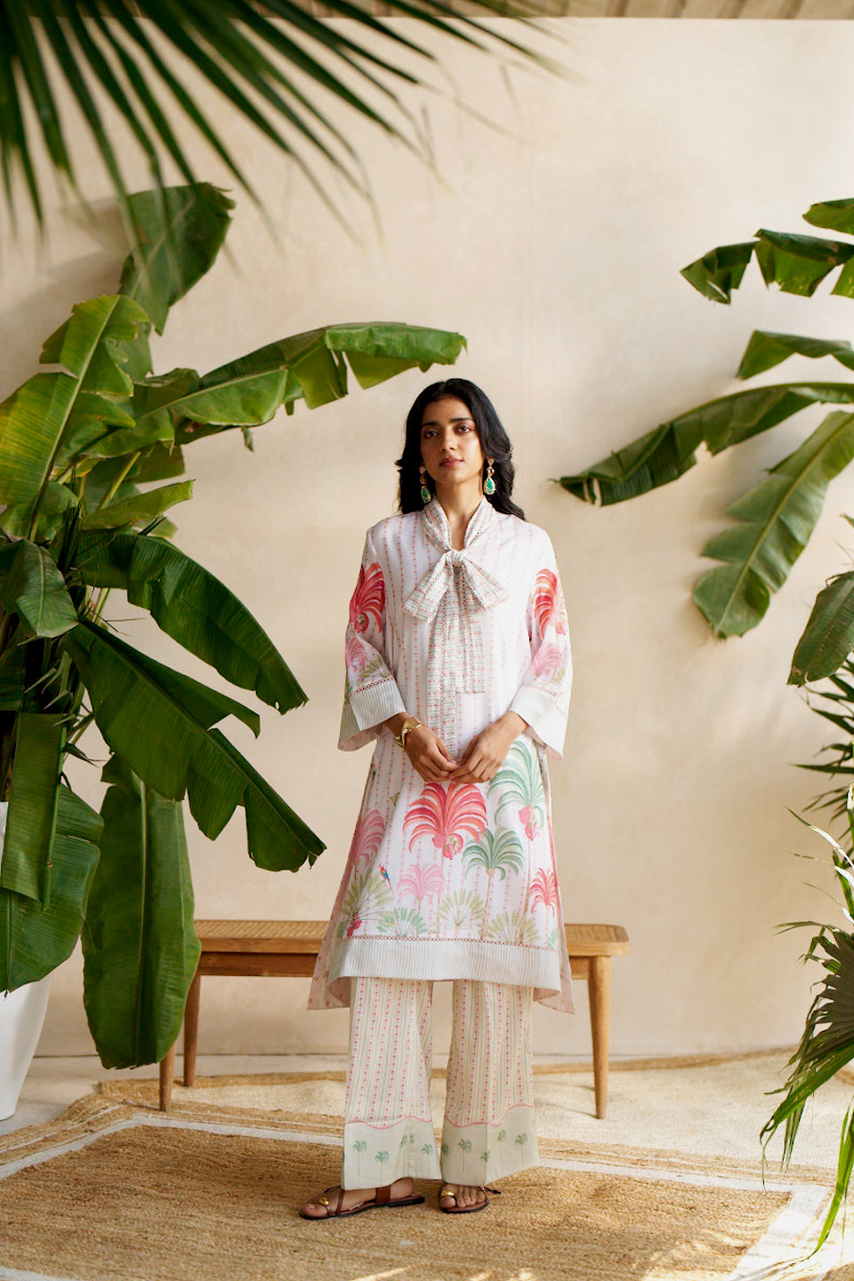 Verde Plume Co-ord Set