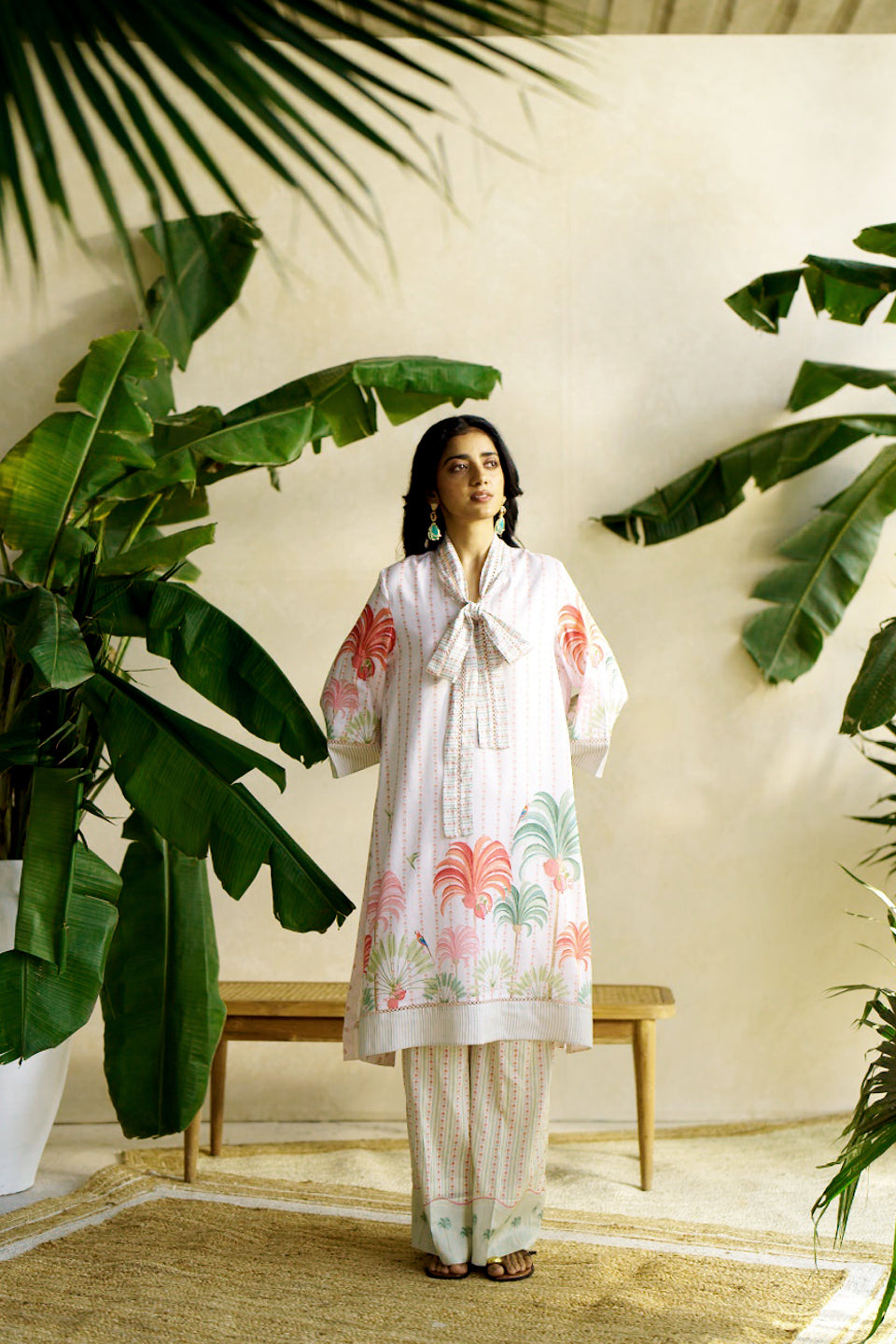 Verde Plume Co-ord Set