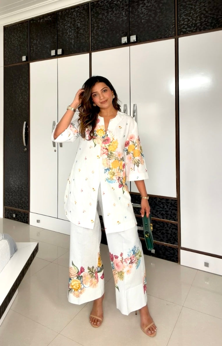 Gardenia Kurta Shirt Set
