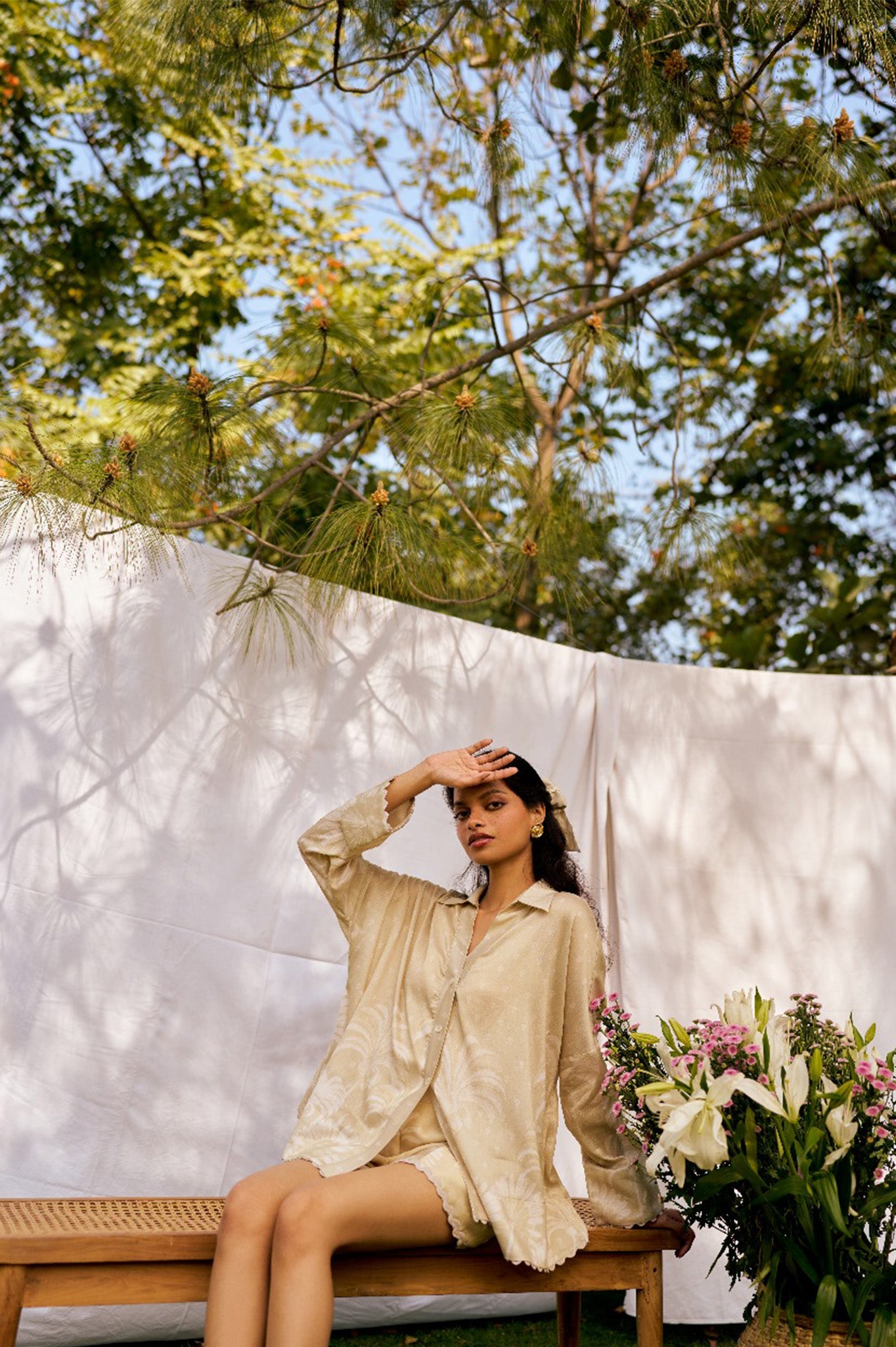 Sunkissed Palms Oversized Shirt