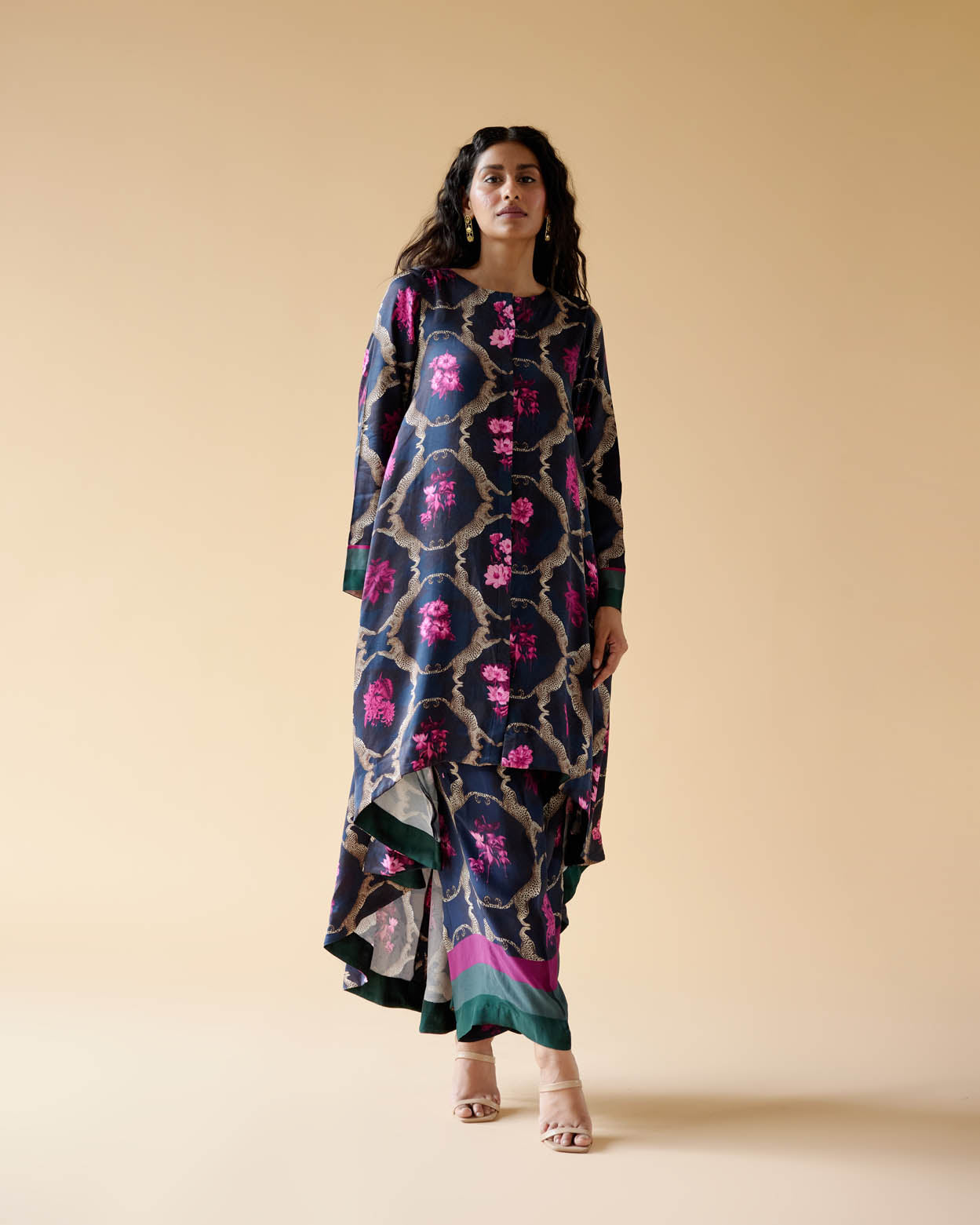 Midnight Dahlia Kurta