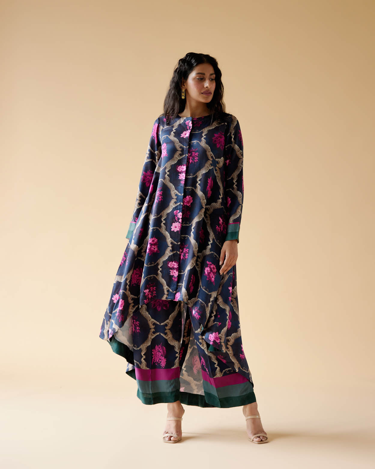 Midnight Dahlia Kurta