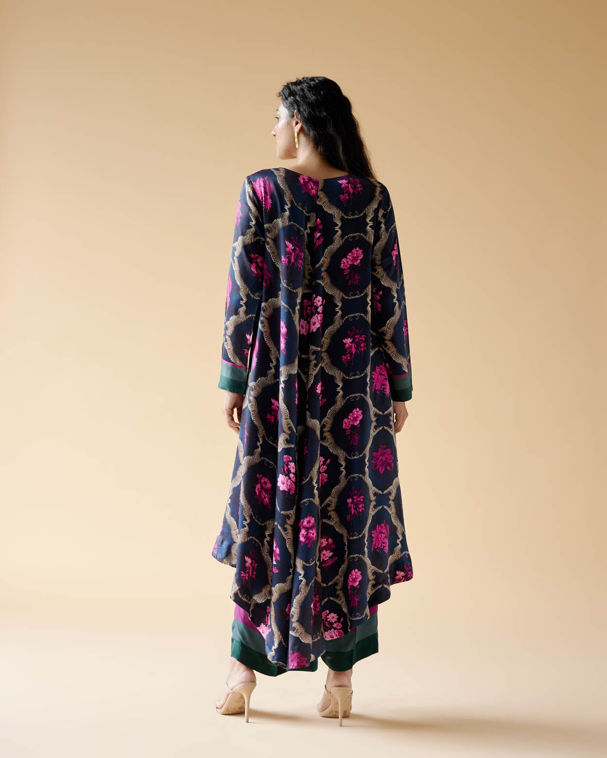 Midnight Dahlia Kurta