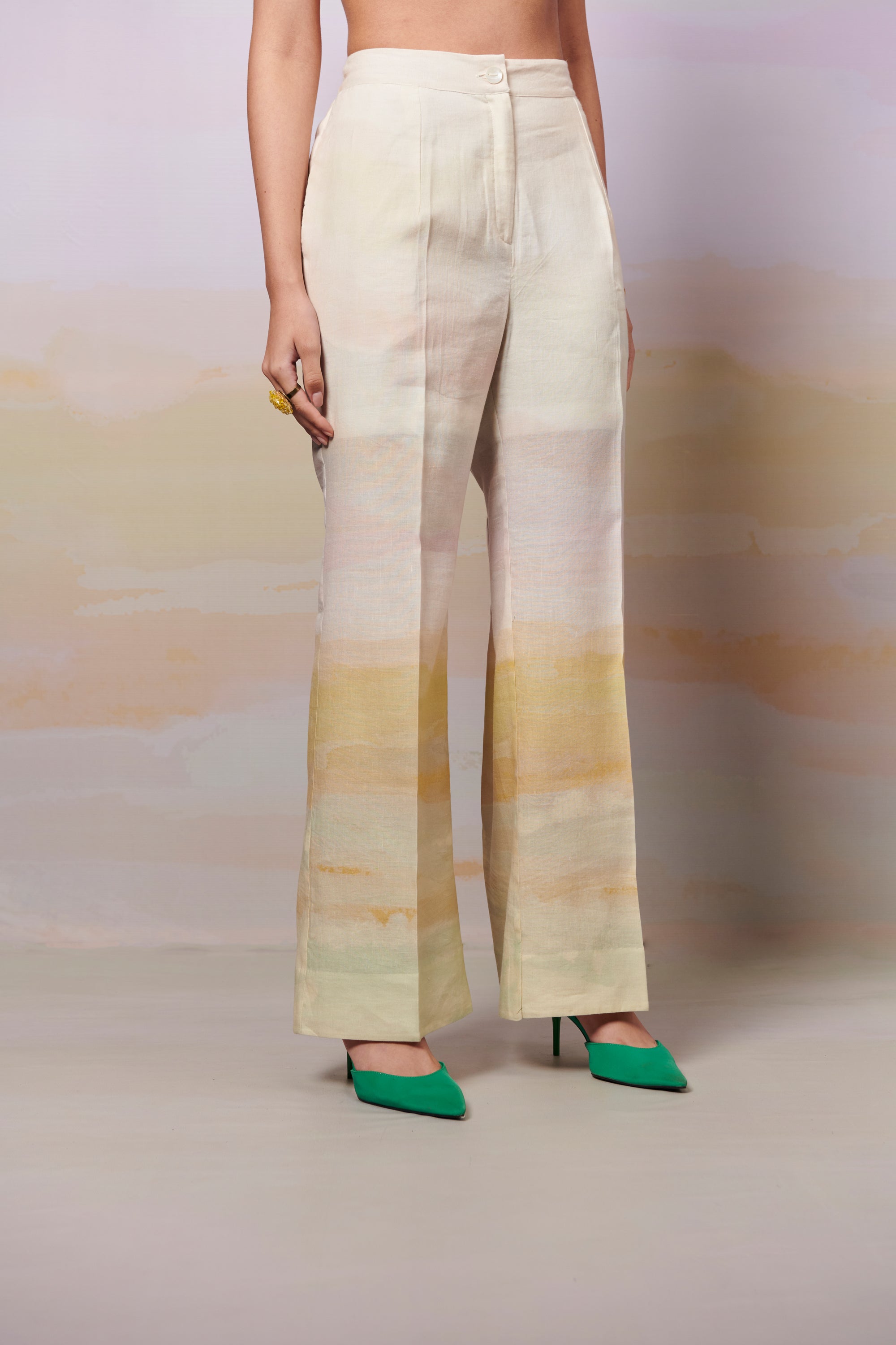 After Glow Linen Trousers