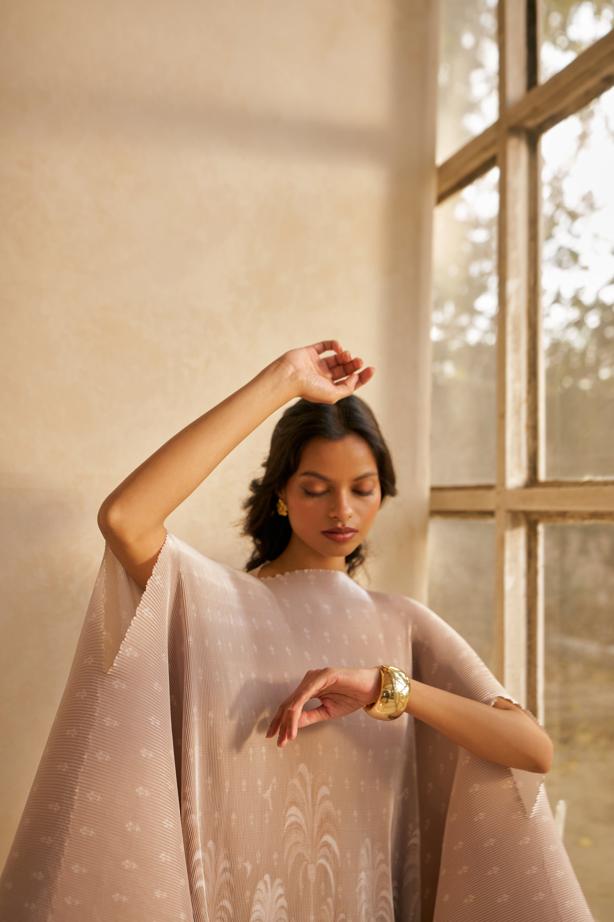 Sunkissed Palms  Kimono cape and Trouser co-ord set