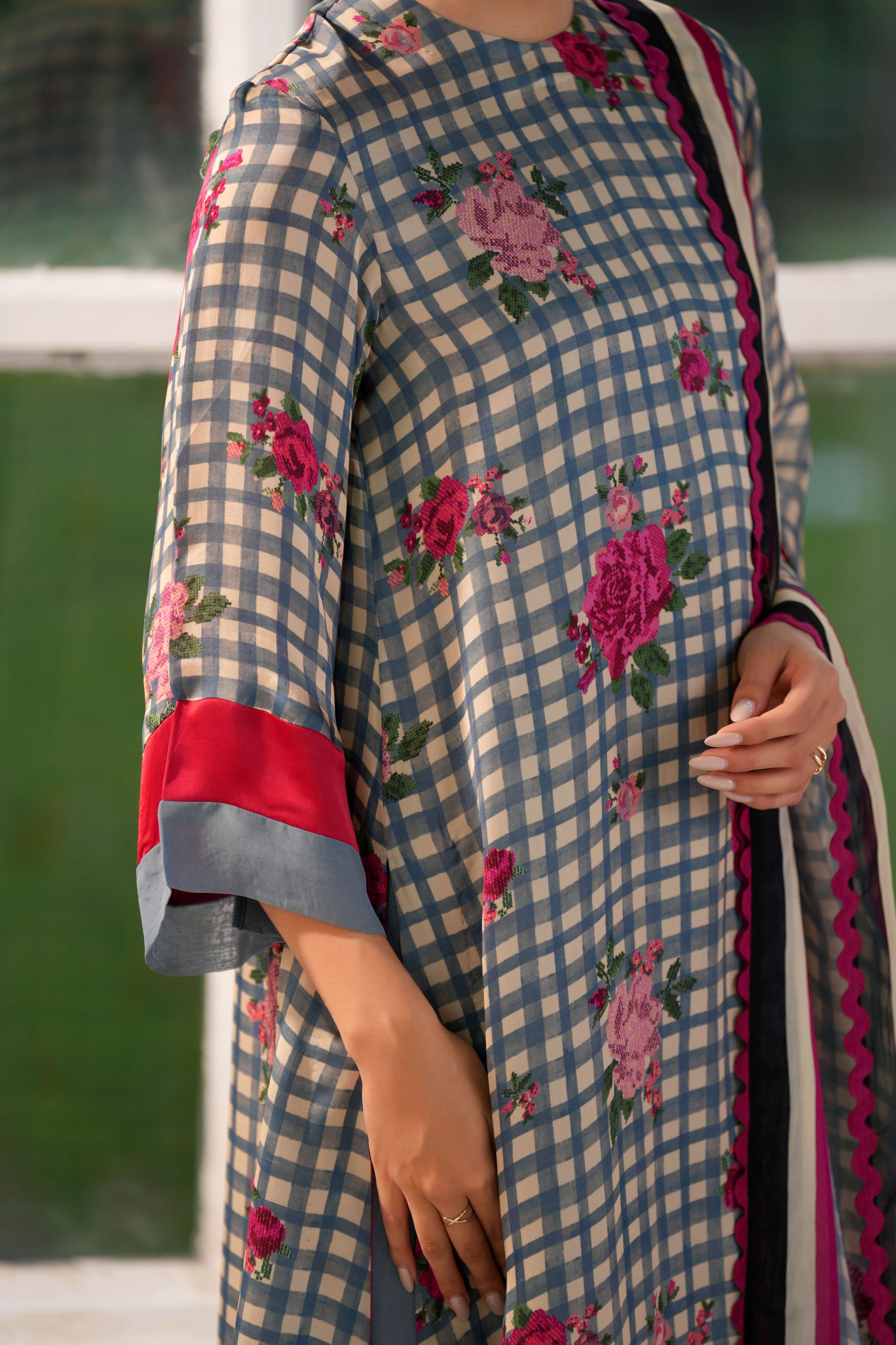 Mayfair Bloom  Kurta and Trouser co-ord set