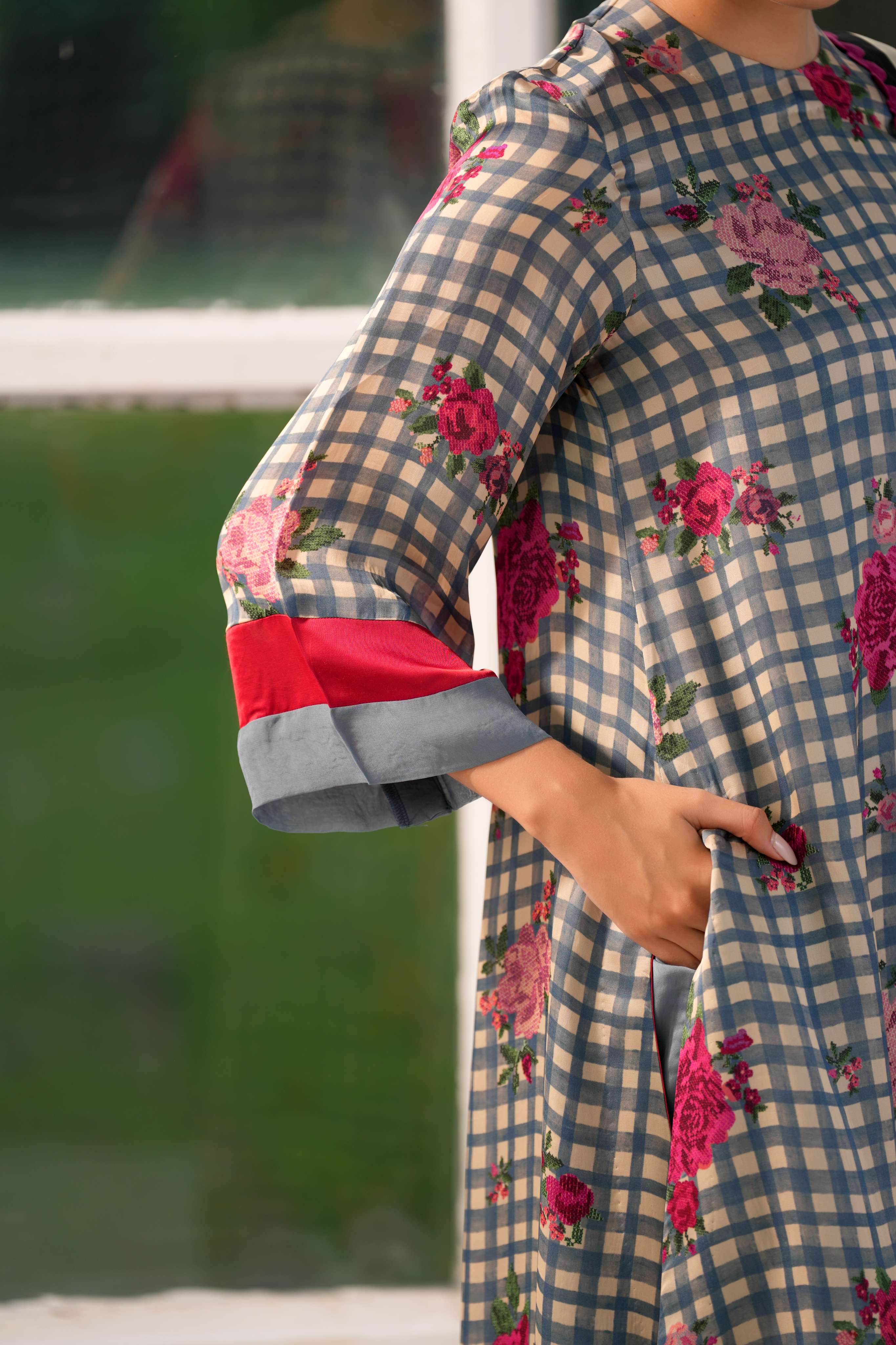 Mayfair Bloom  Kurta and Trouser co-ord set