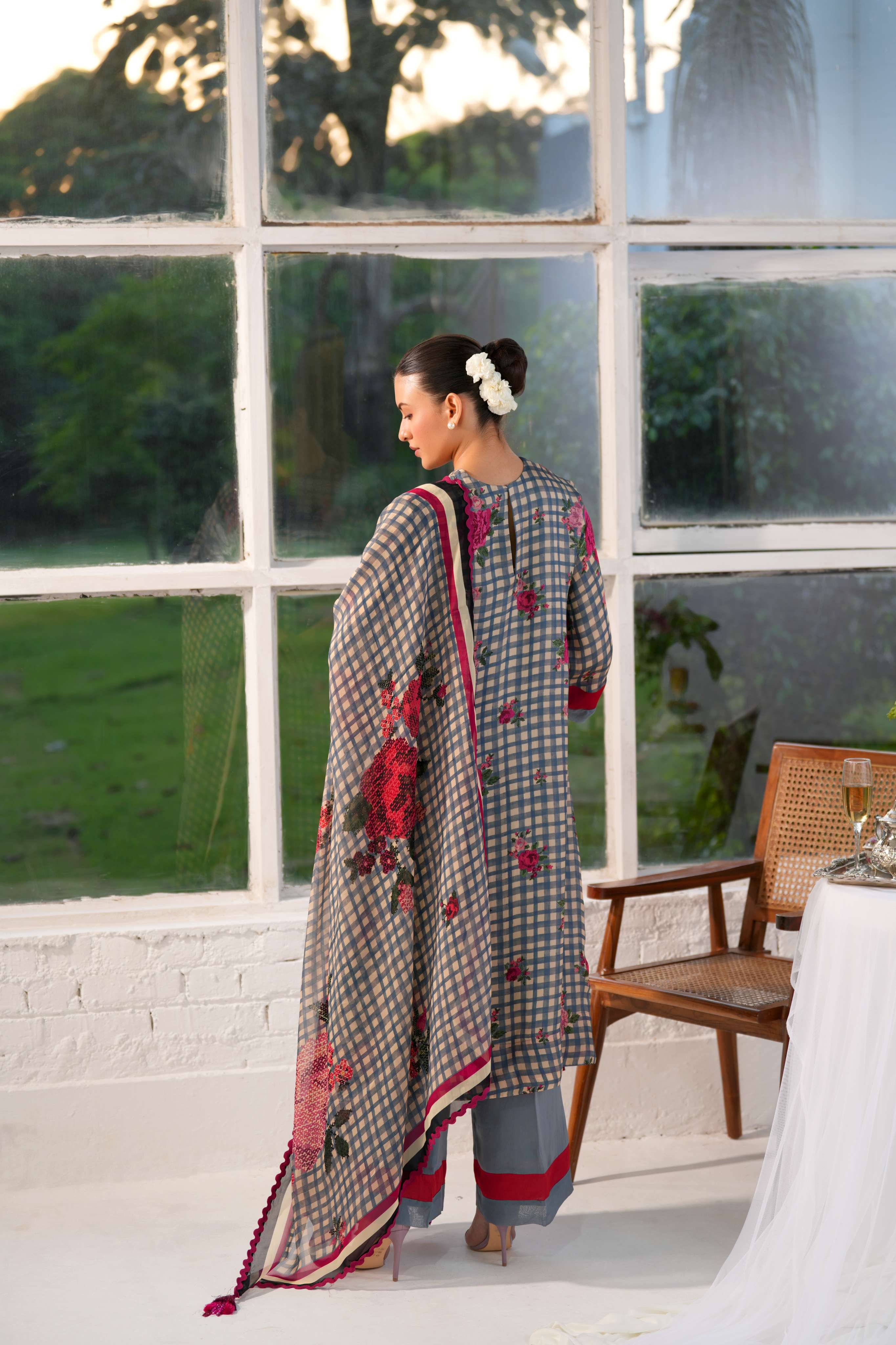 Mayfair Bloom  Kurta and Trouser co-ord set