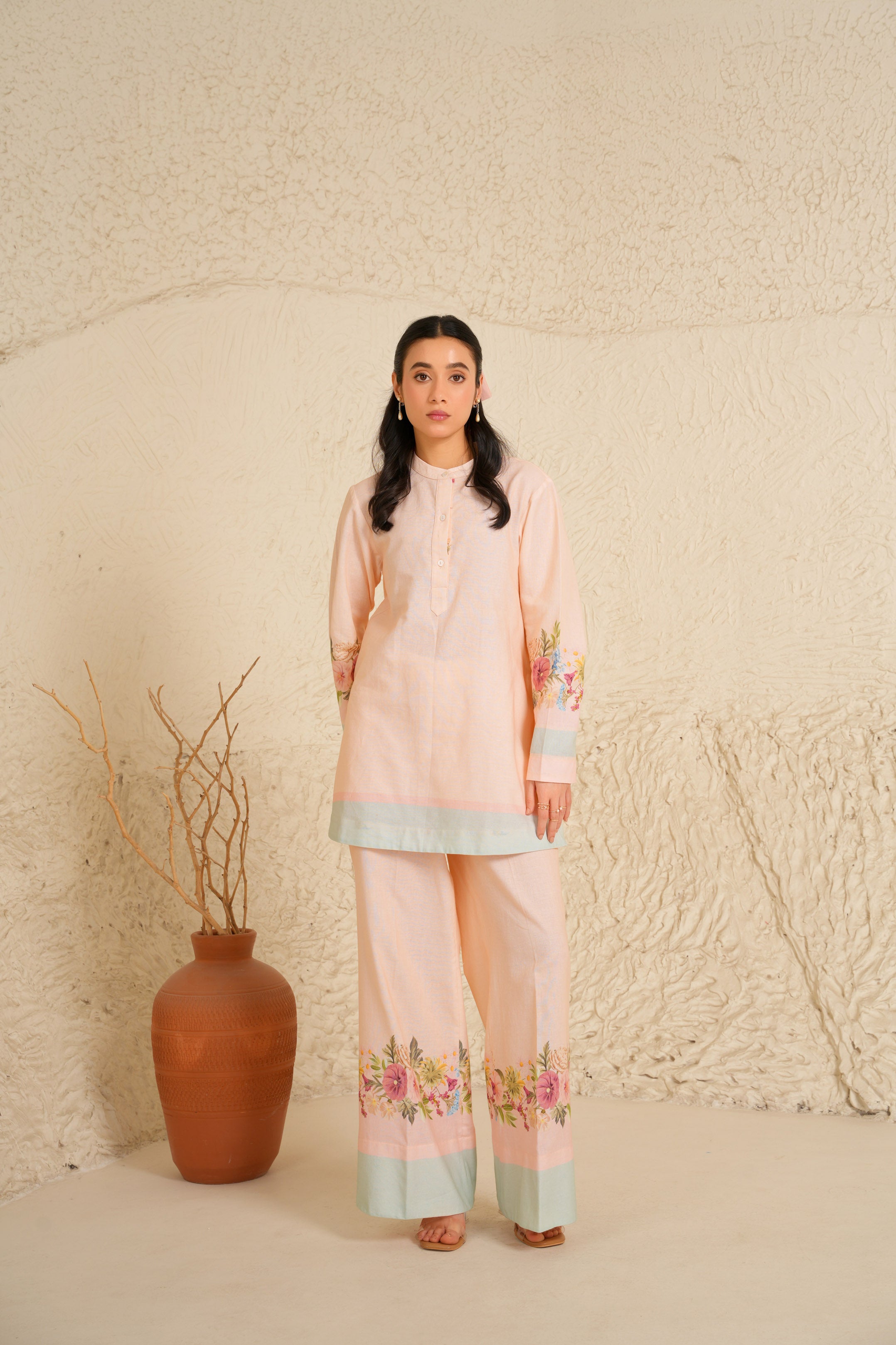Willow Bloom Kurta  Tunic Set