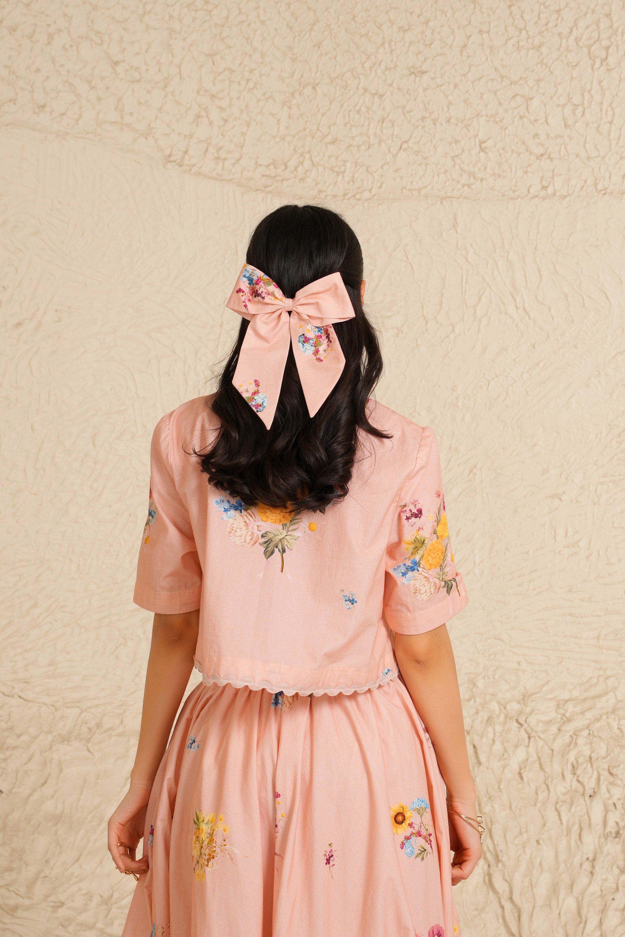 Soft Bloom Skirt Set