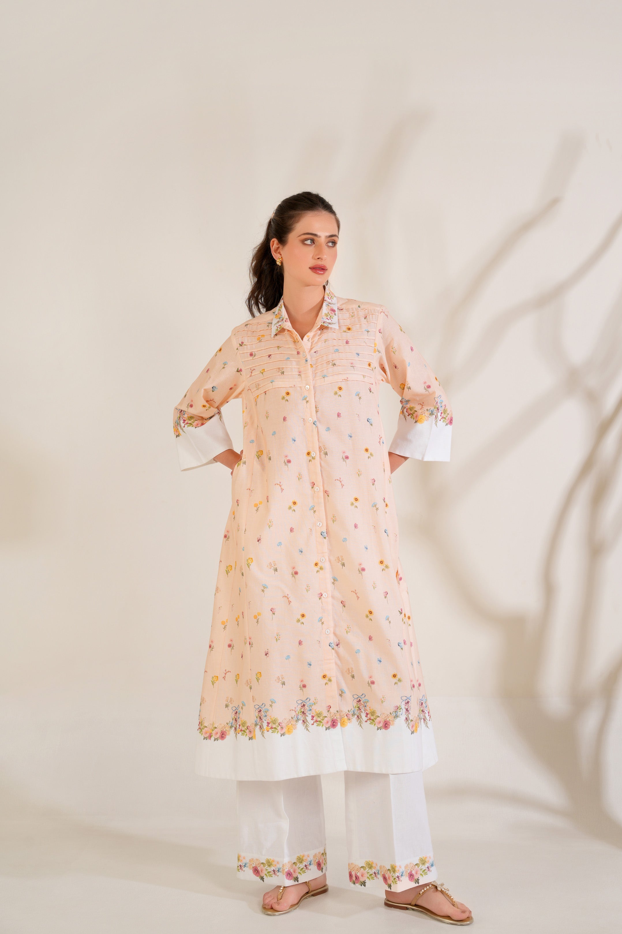 Soft Bloom Kurta Set