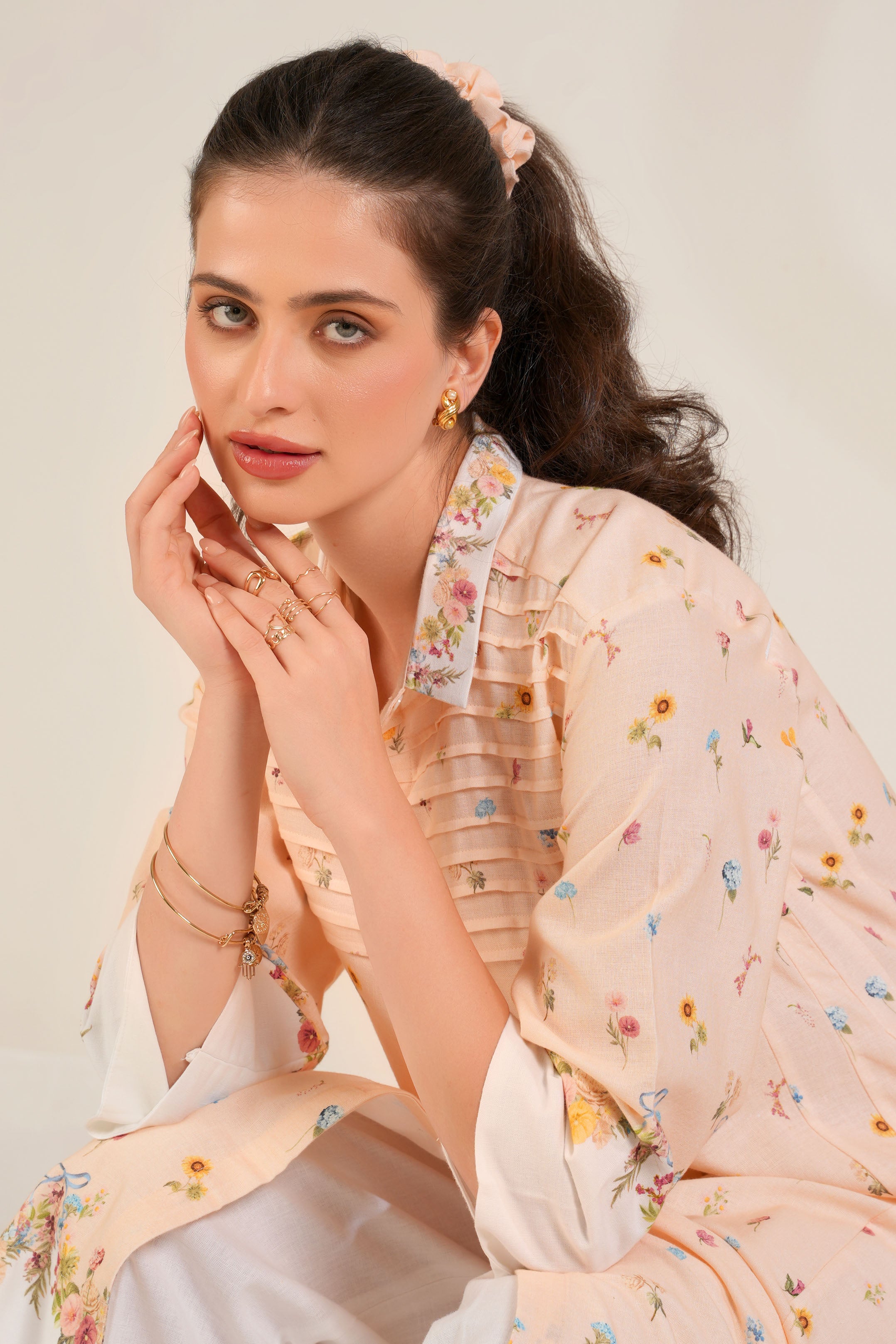 Soft Bloom Kurta Set