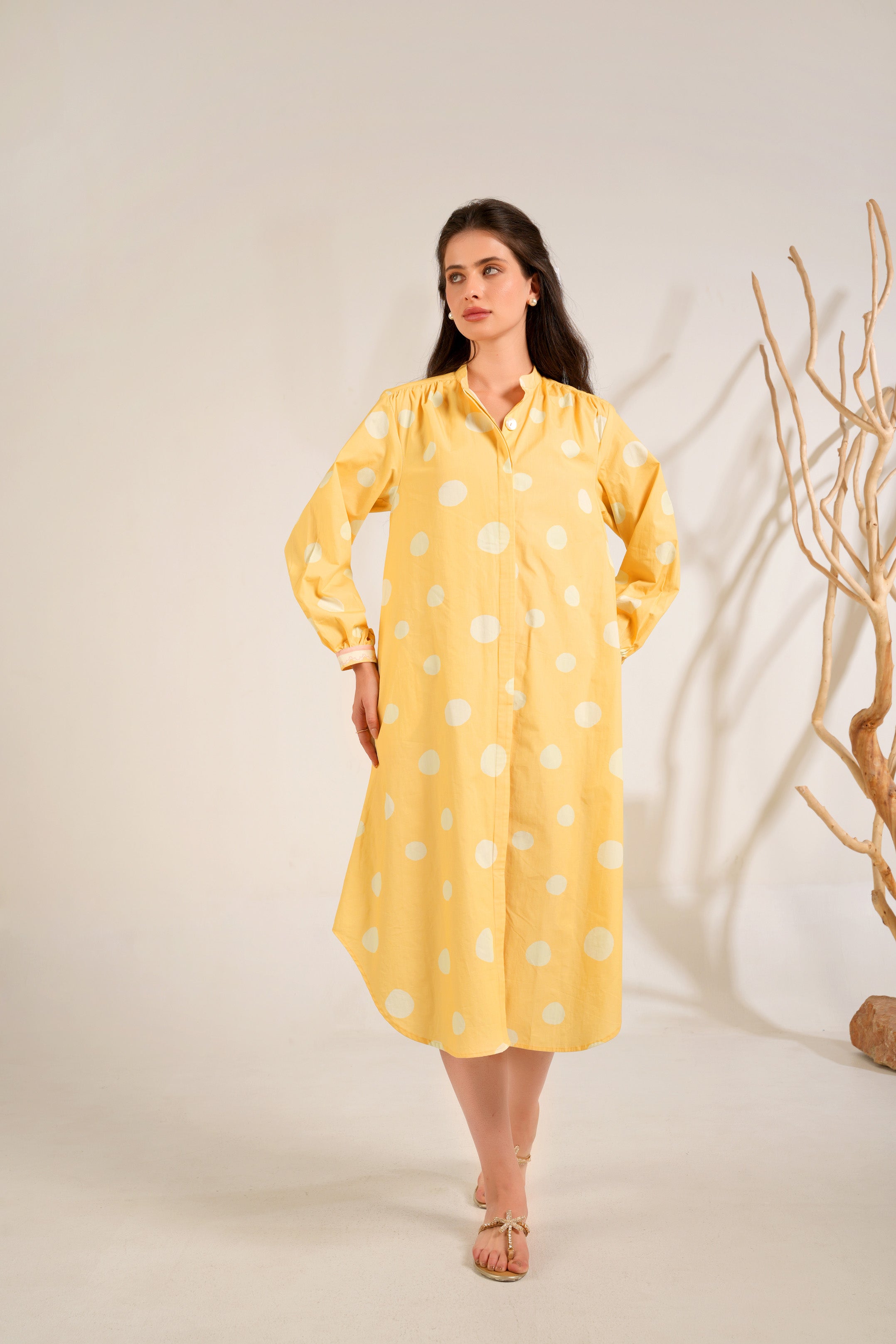 Marigold  Shirt Dress