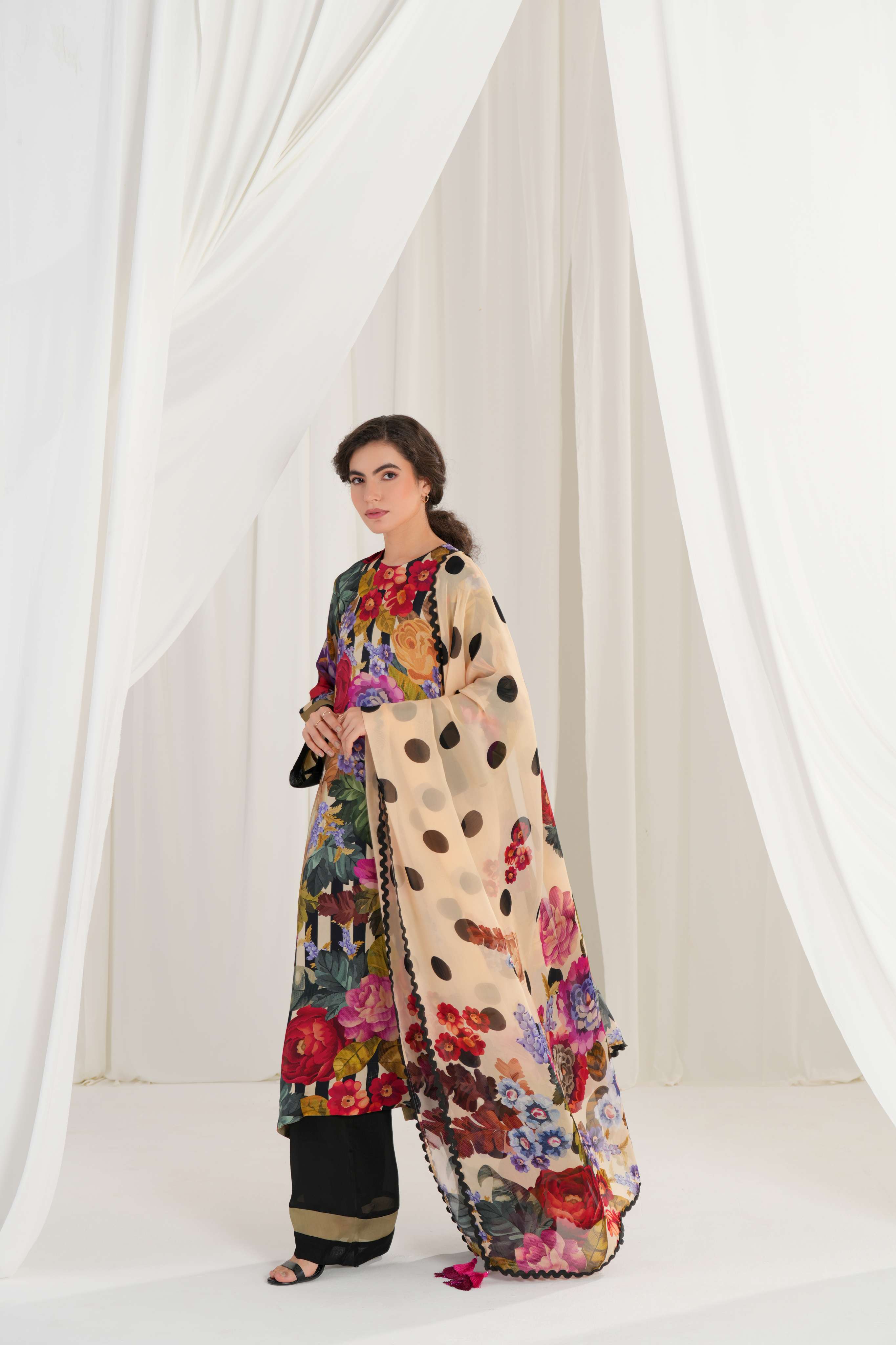 Garden Folio Kurta and Trouser Co-ord Set