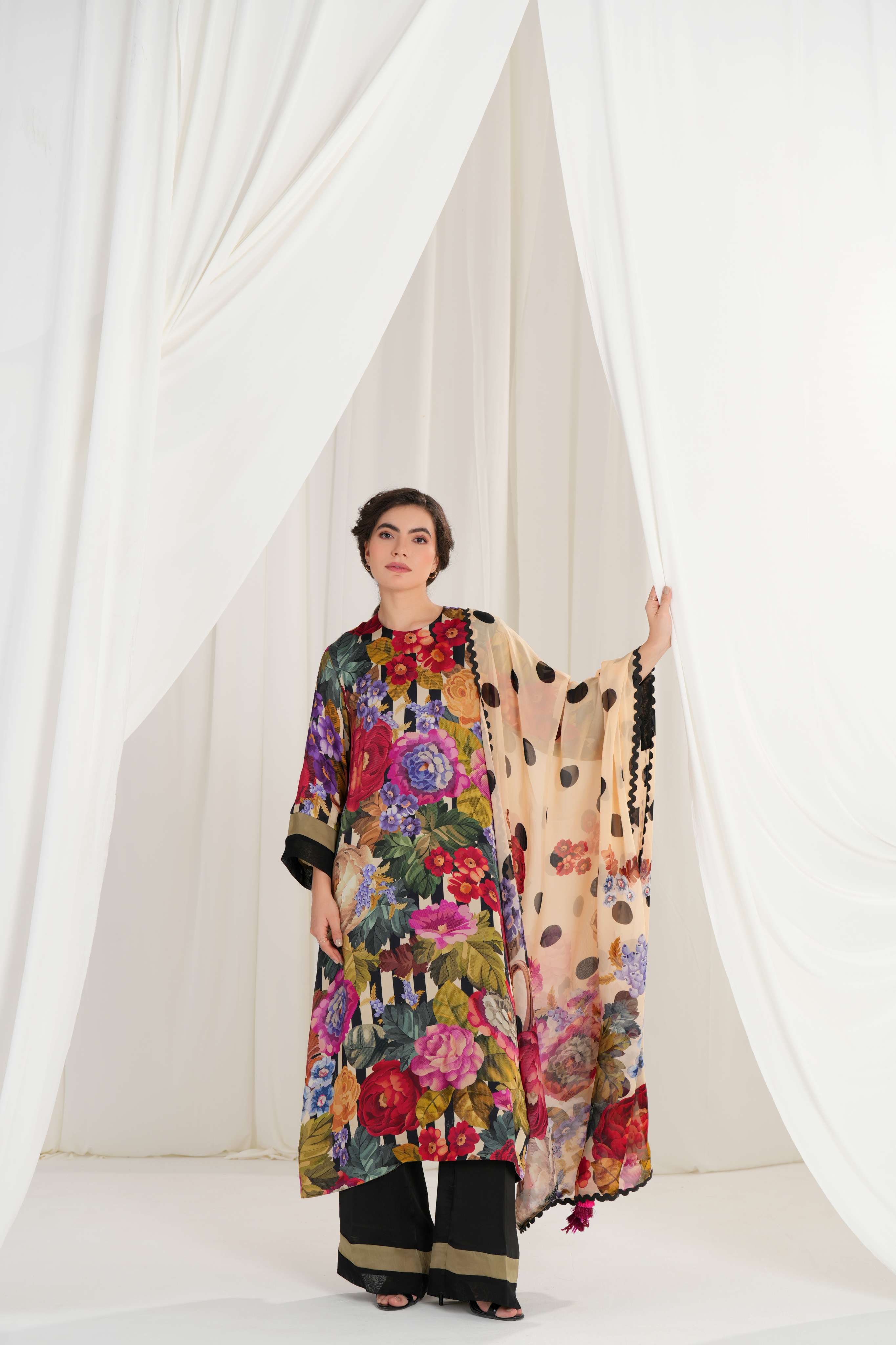 Garden Folio Kurta and Trouser Co-ord Set