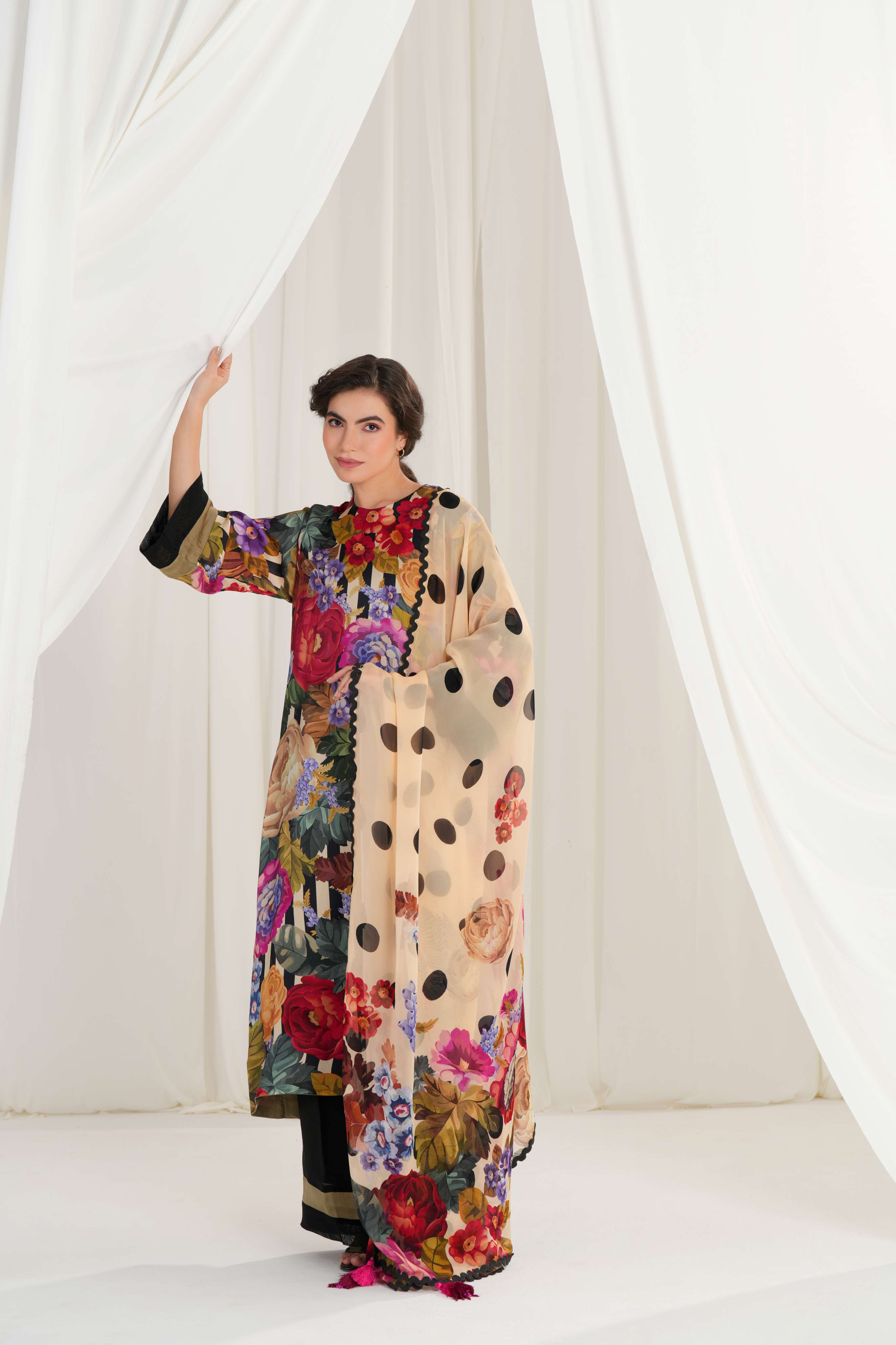 Garden Folio Kurta and Trouser Co-ord Set