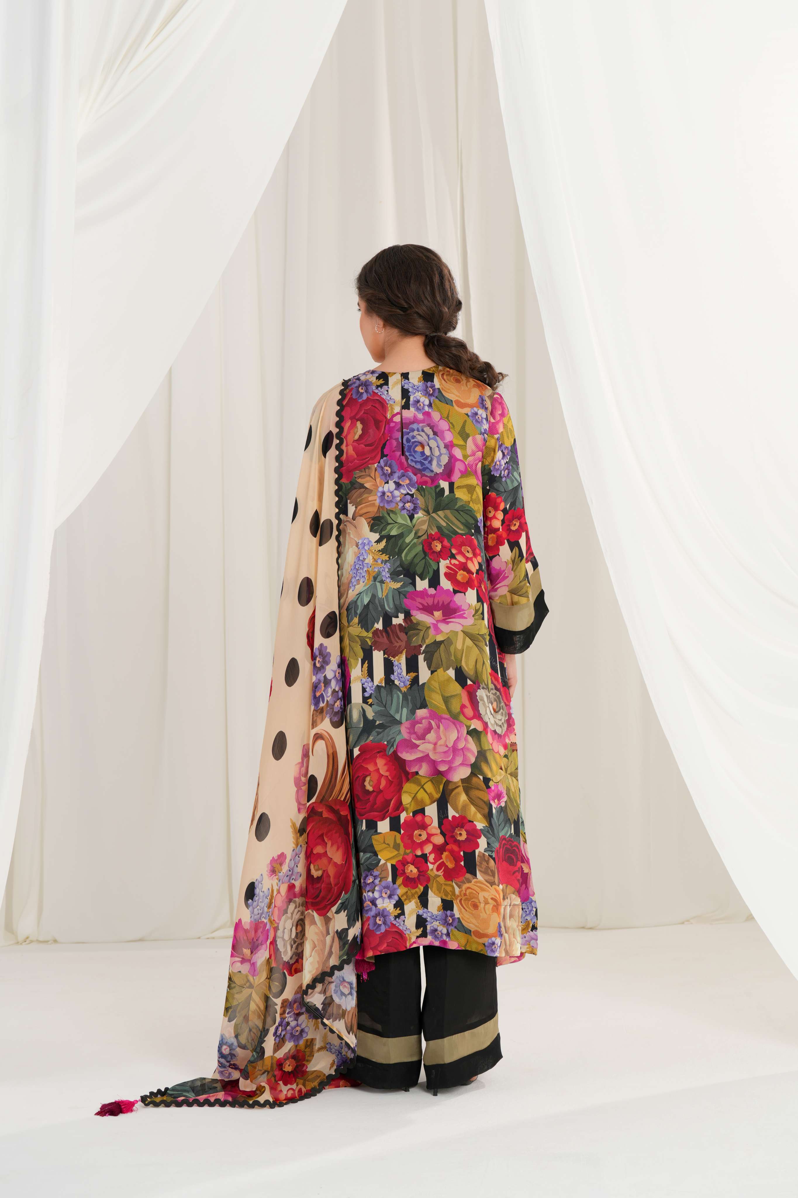 Garden Folio Kurta and Trouser Co-ord Set