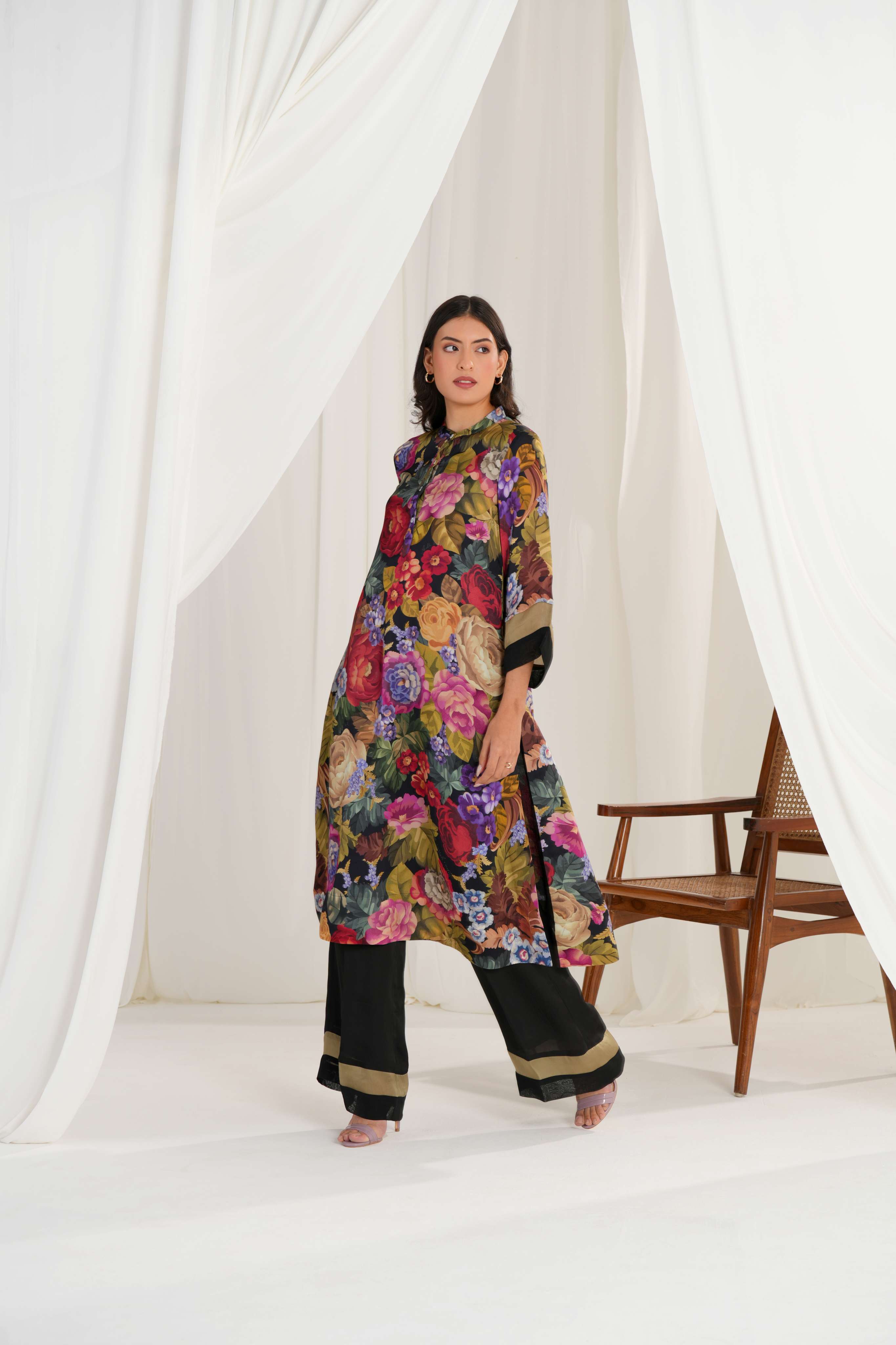 Gul-Daan Kurta and Trouser Co-ord Set