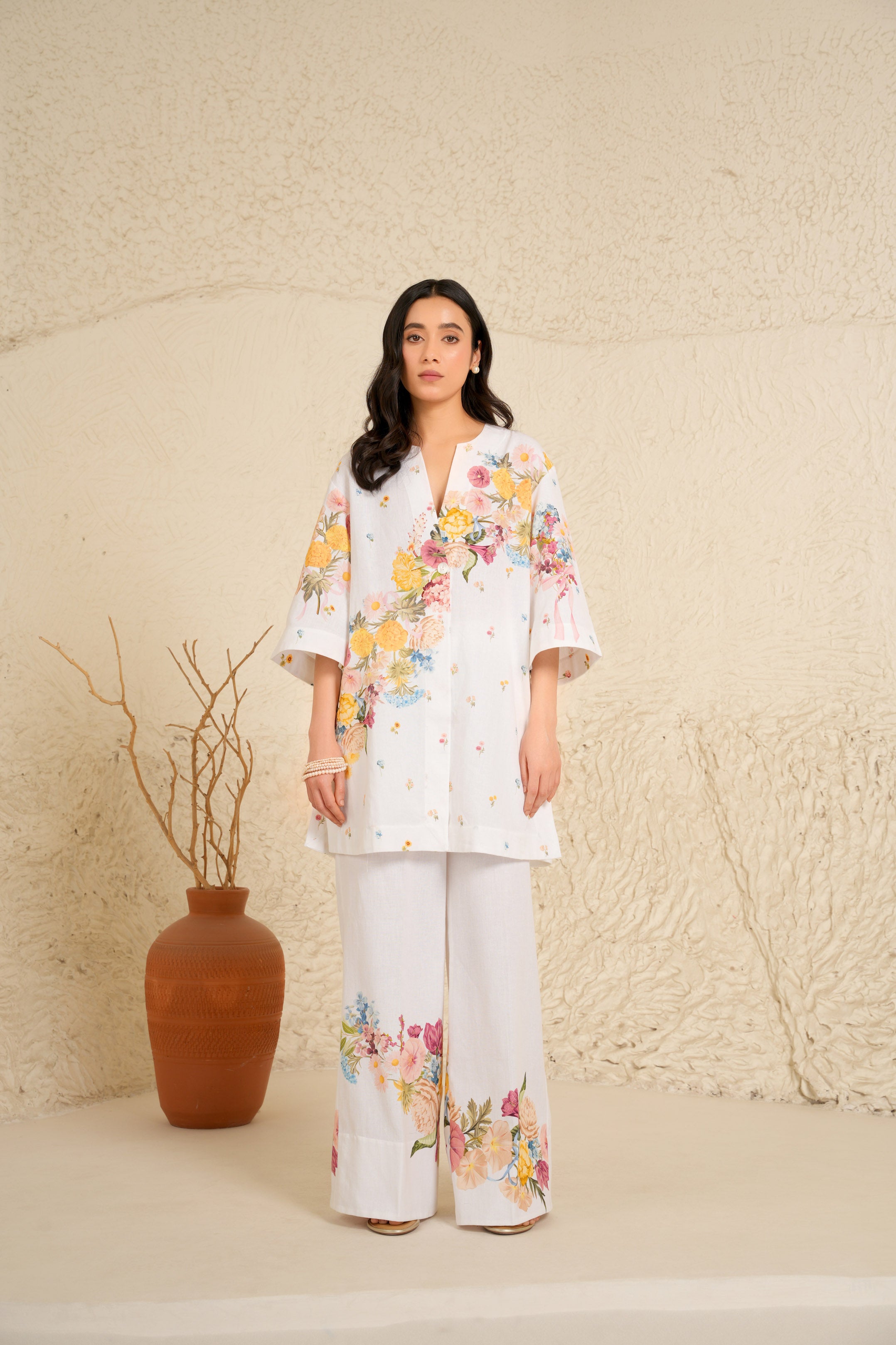 Gardenia Kurta Shirt Set