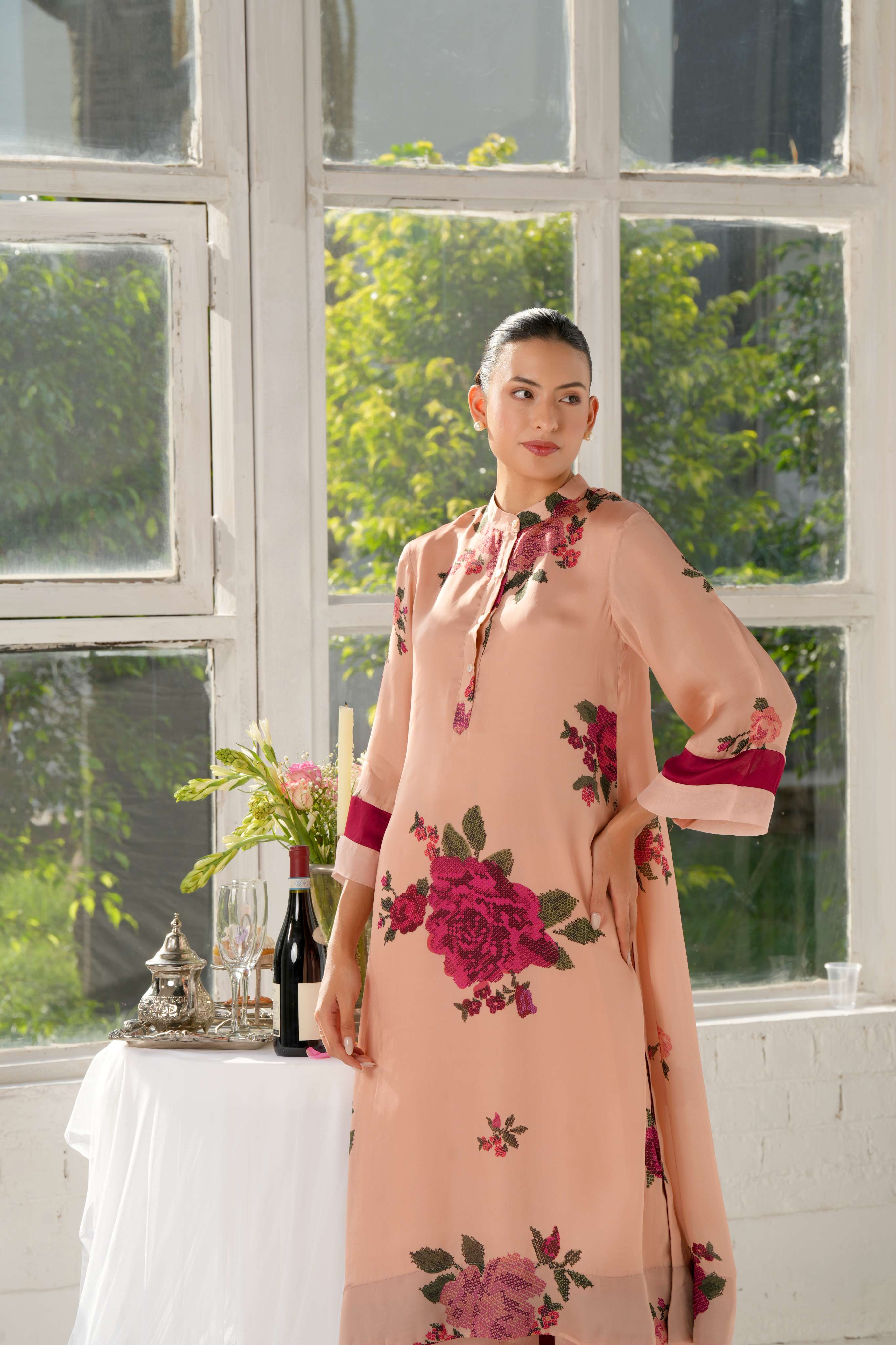 Maybloom Kurta and Trouser Co-ord Set
