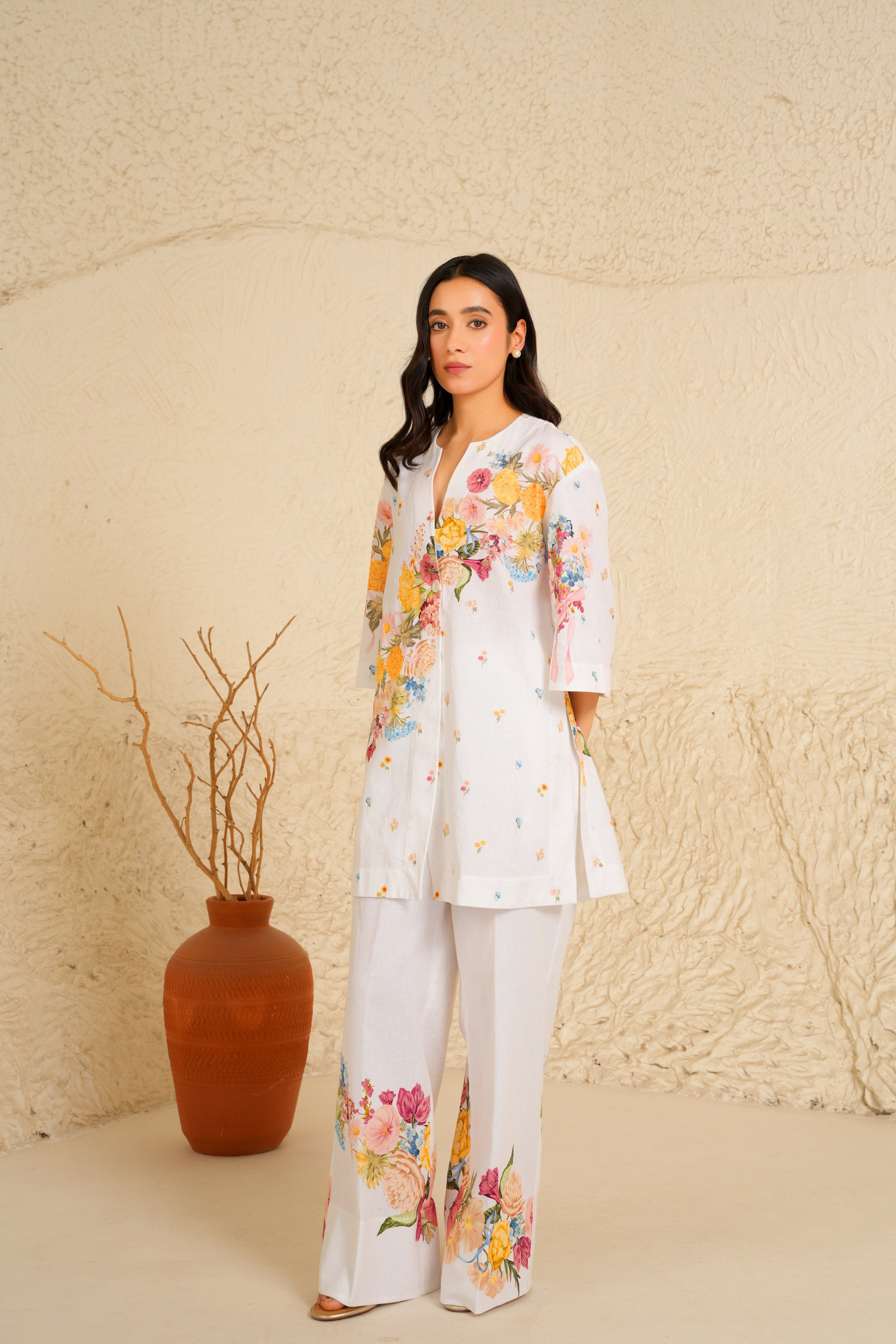 Gardenia Kurta Shirt Set