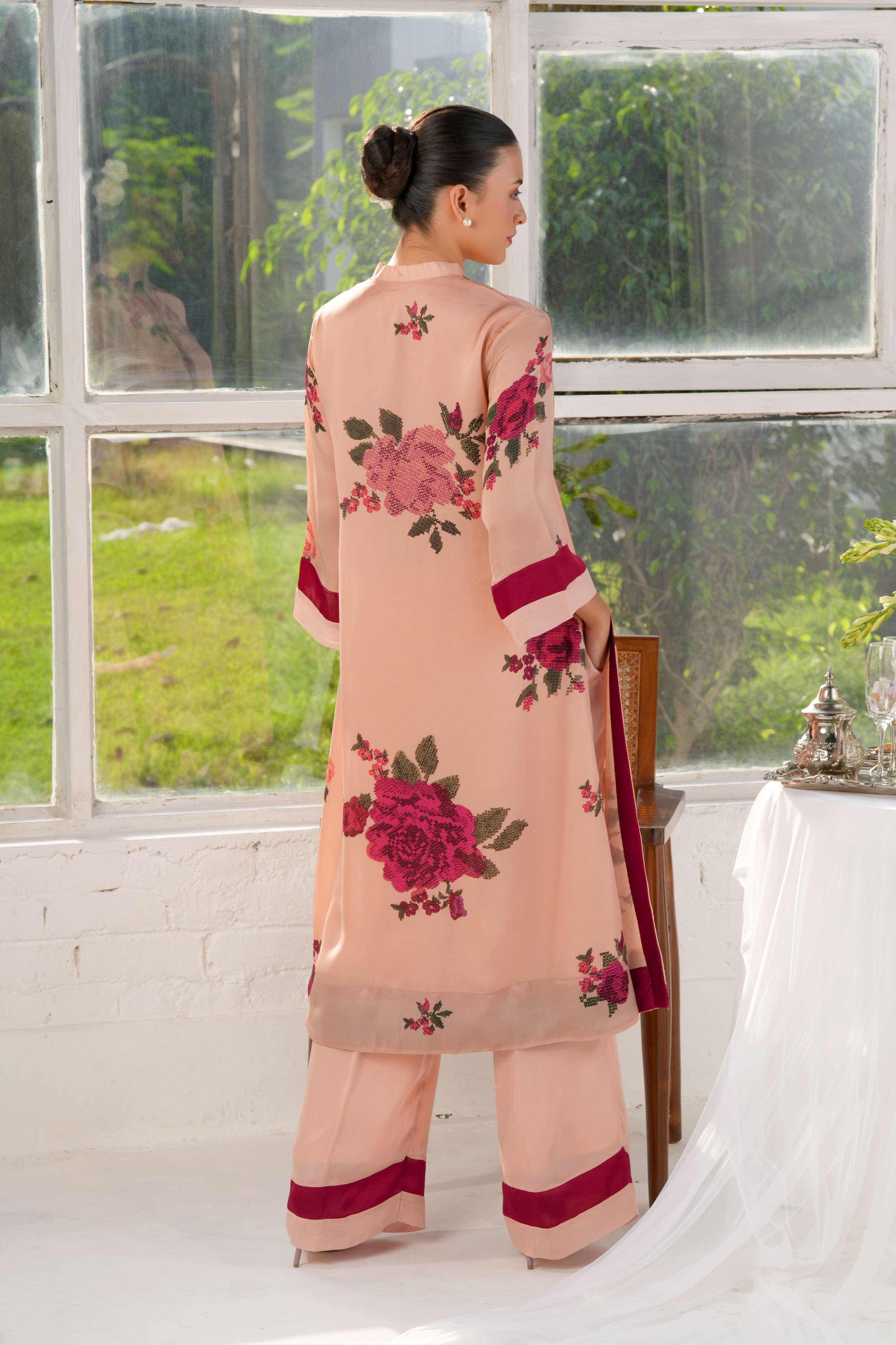 Maybloom Kurta and Trouser Co-ord Set