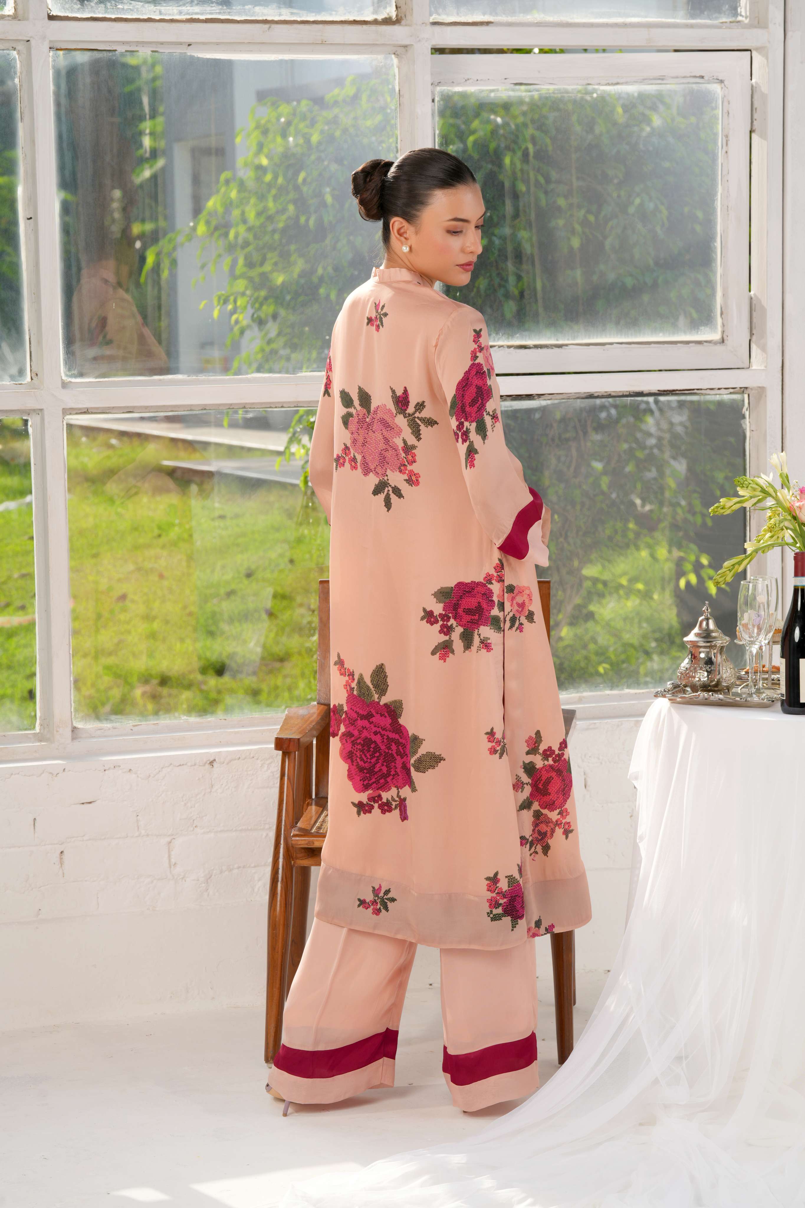 Maybloom Kurta and Trouser Co-ord Set
