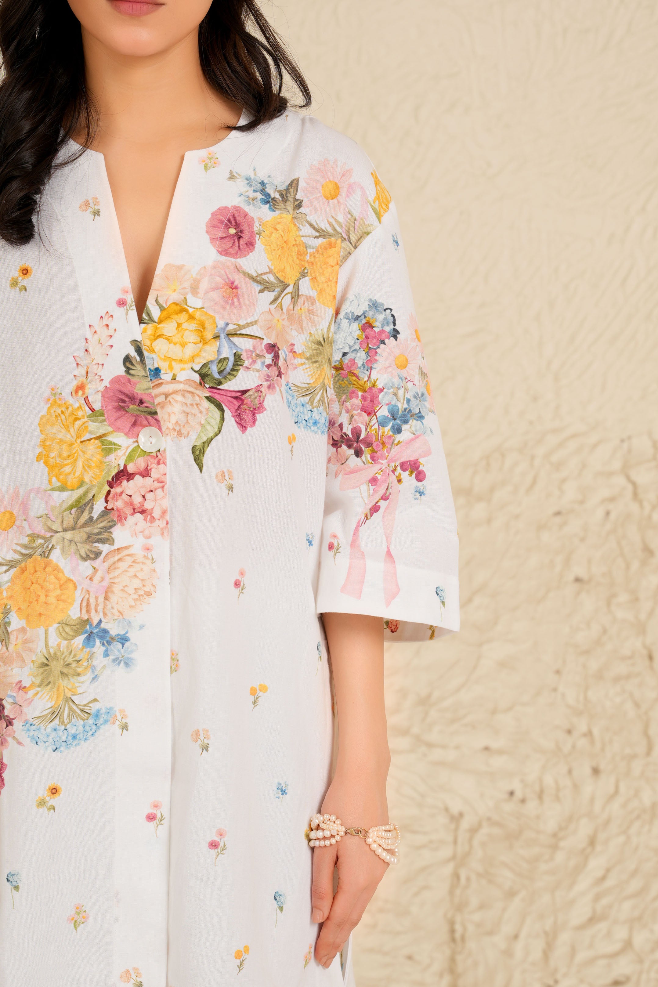 Gardenia Kurta Shirt Set