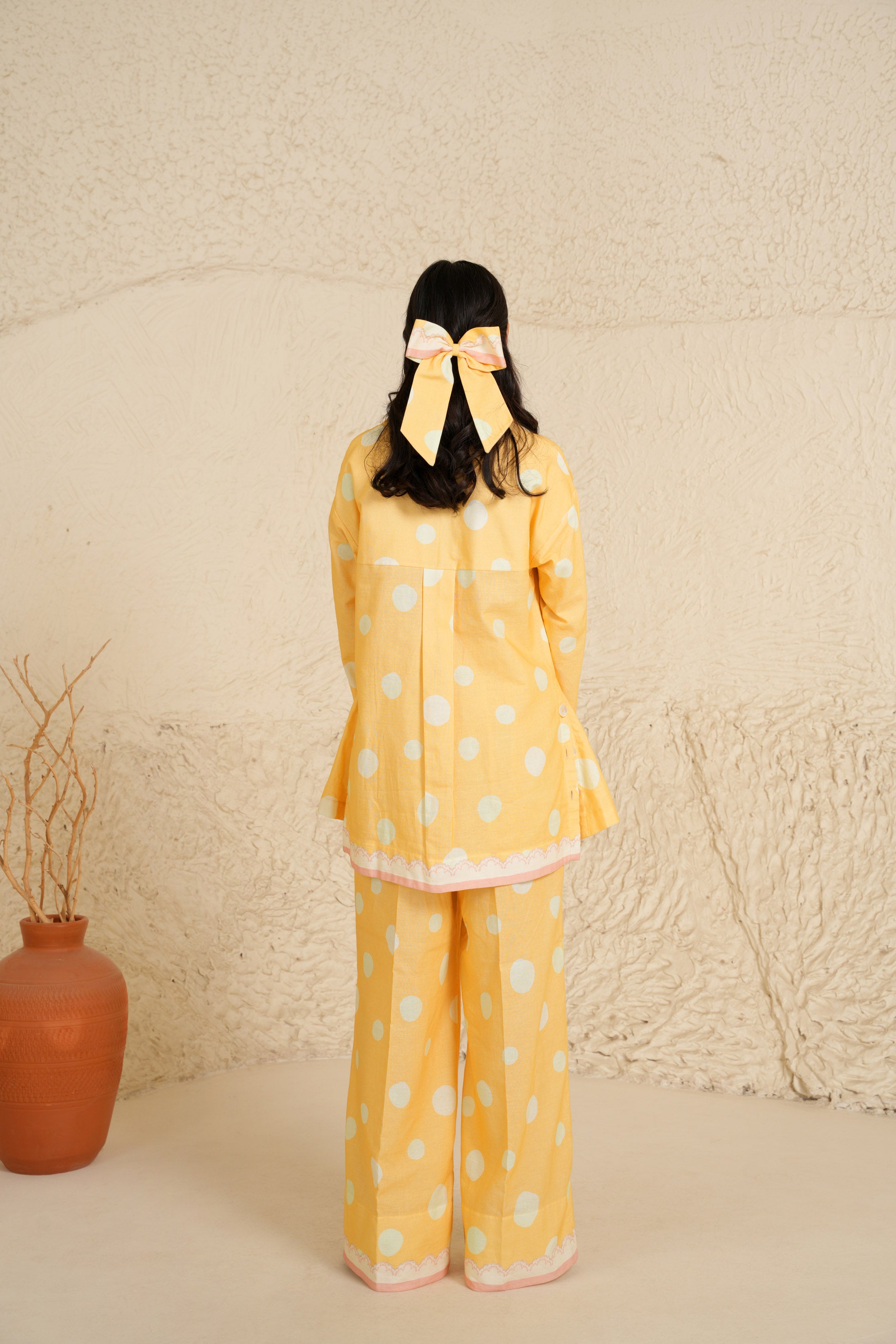 Marigold  Shirt Tunic set