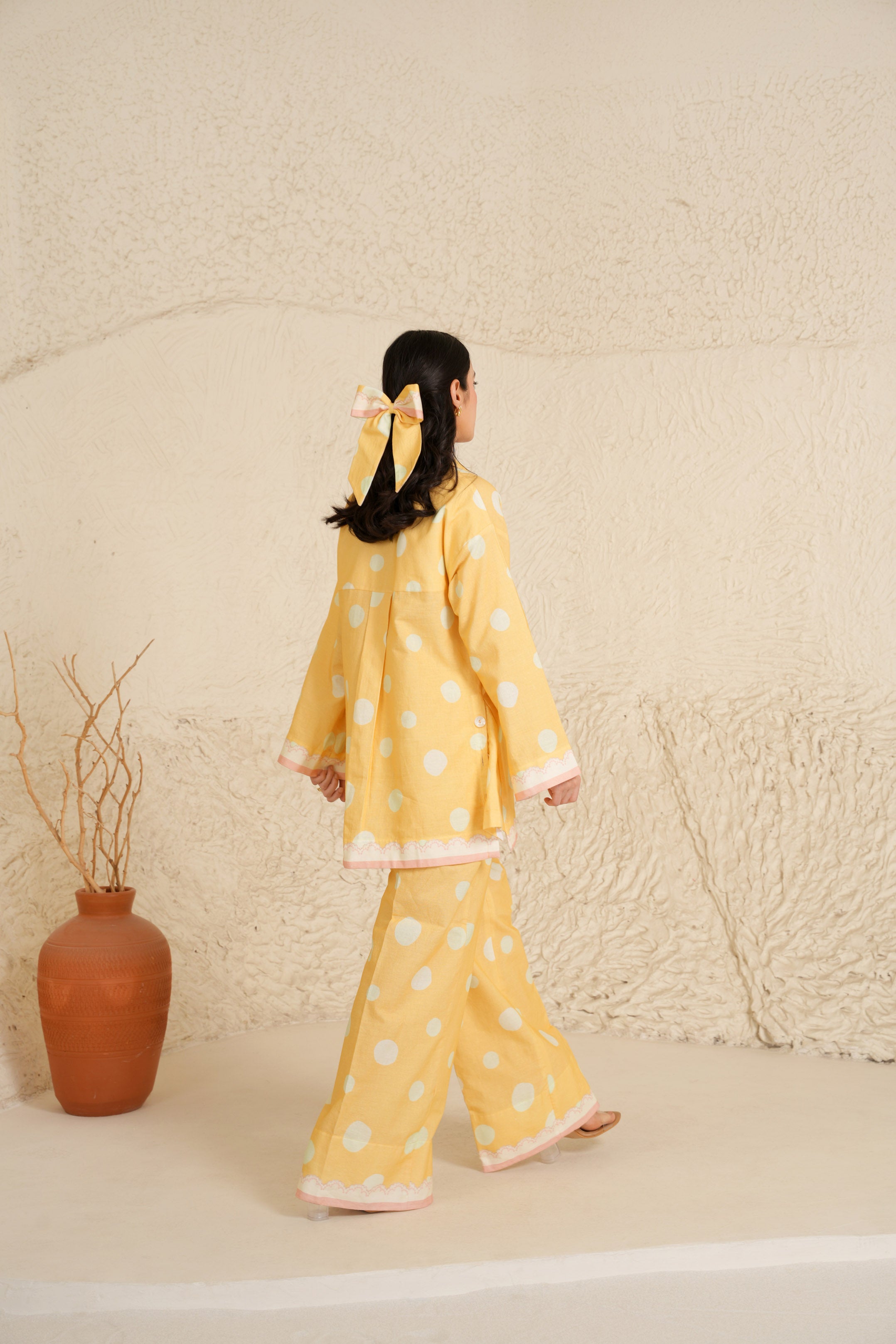 Marigold  Shirt Tunic set