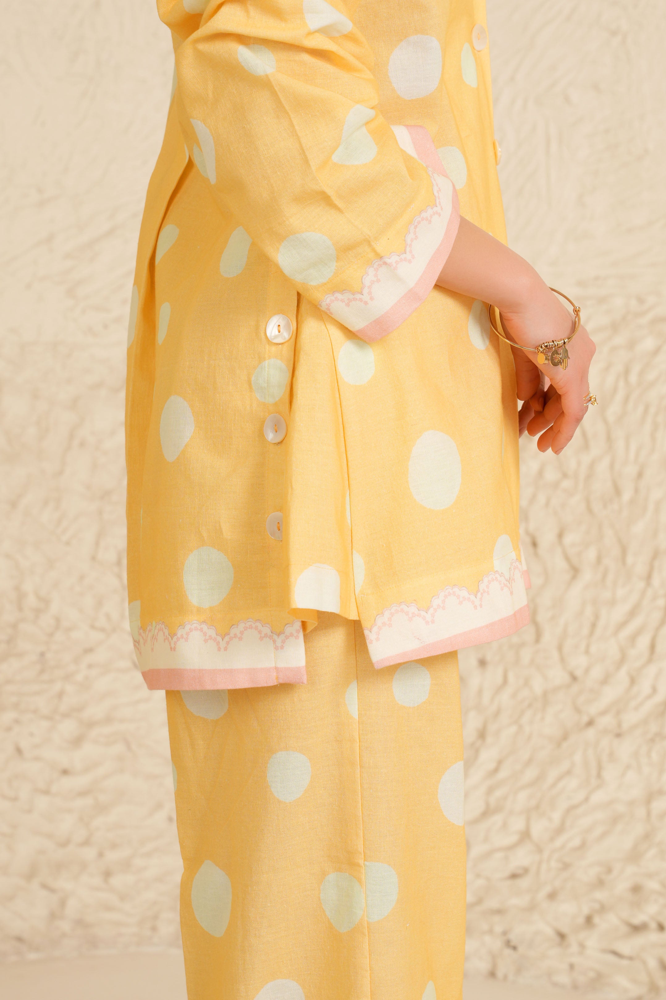 Marigold  Shirt Tunic set
