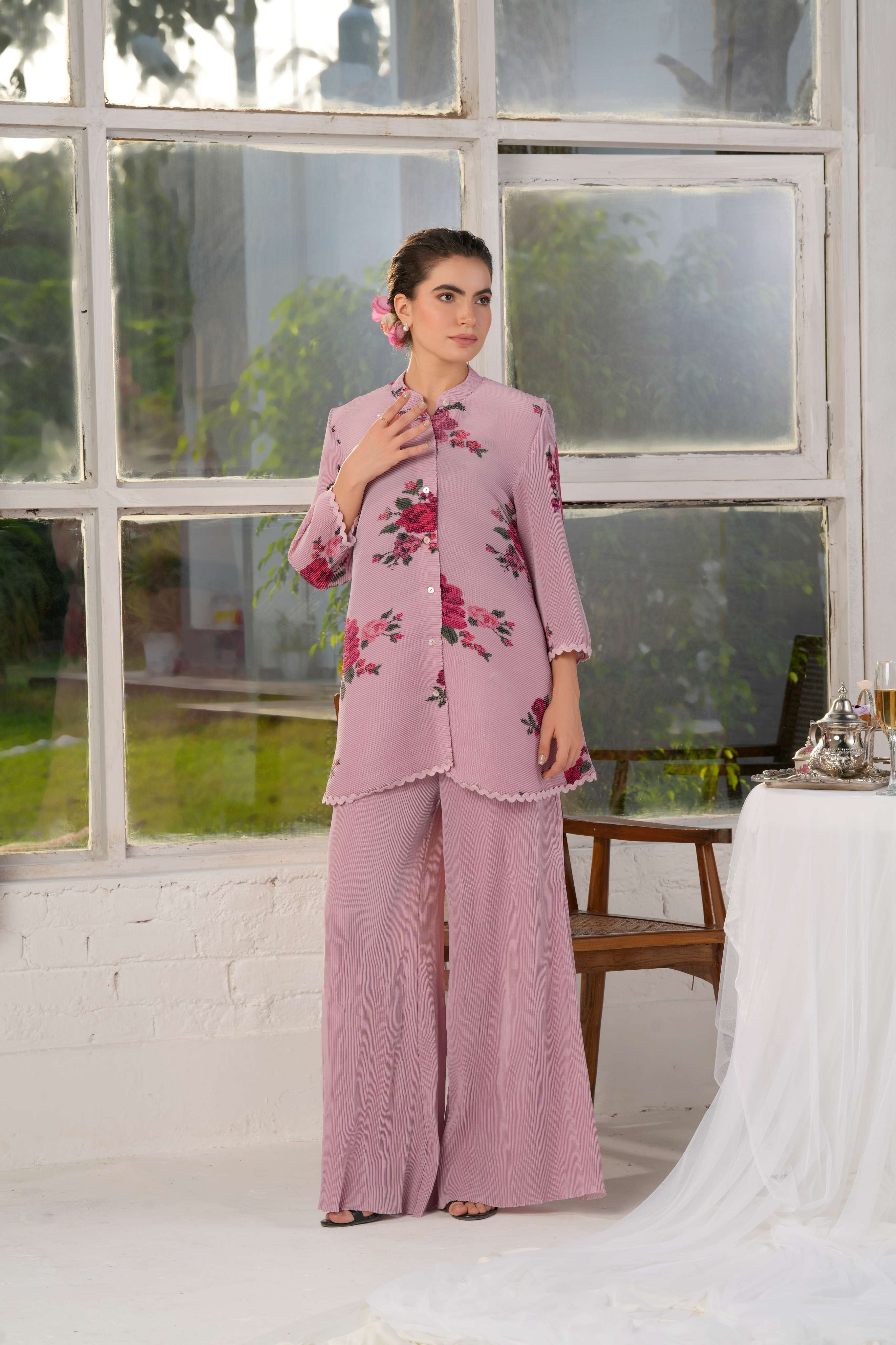Maybloom Shirt and Trouser Co-ord Set