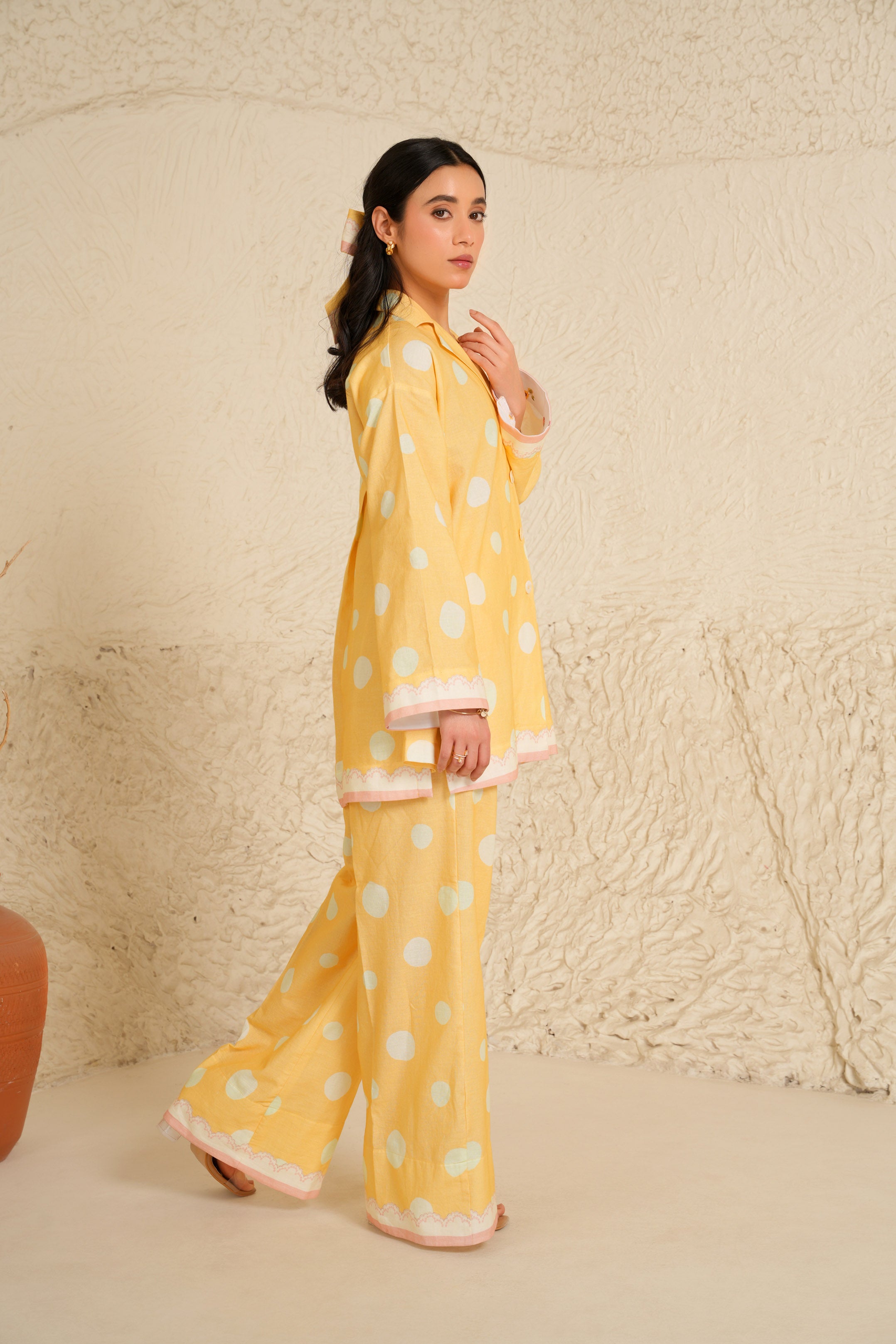 Marigold  Shirt Tunic set