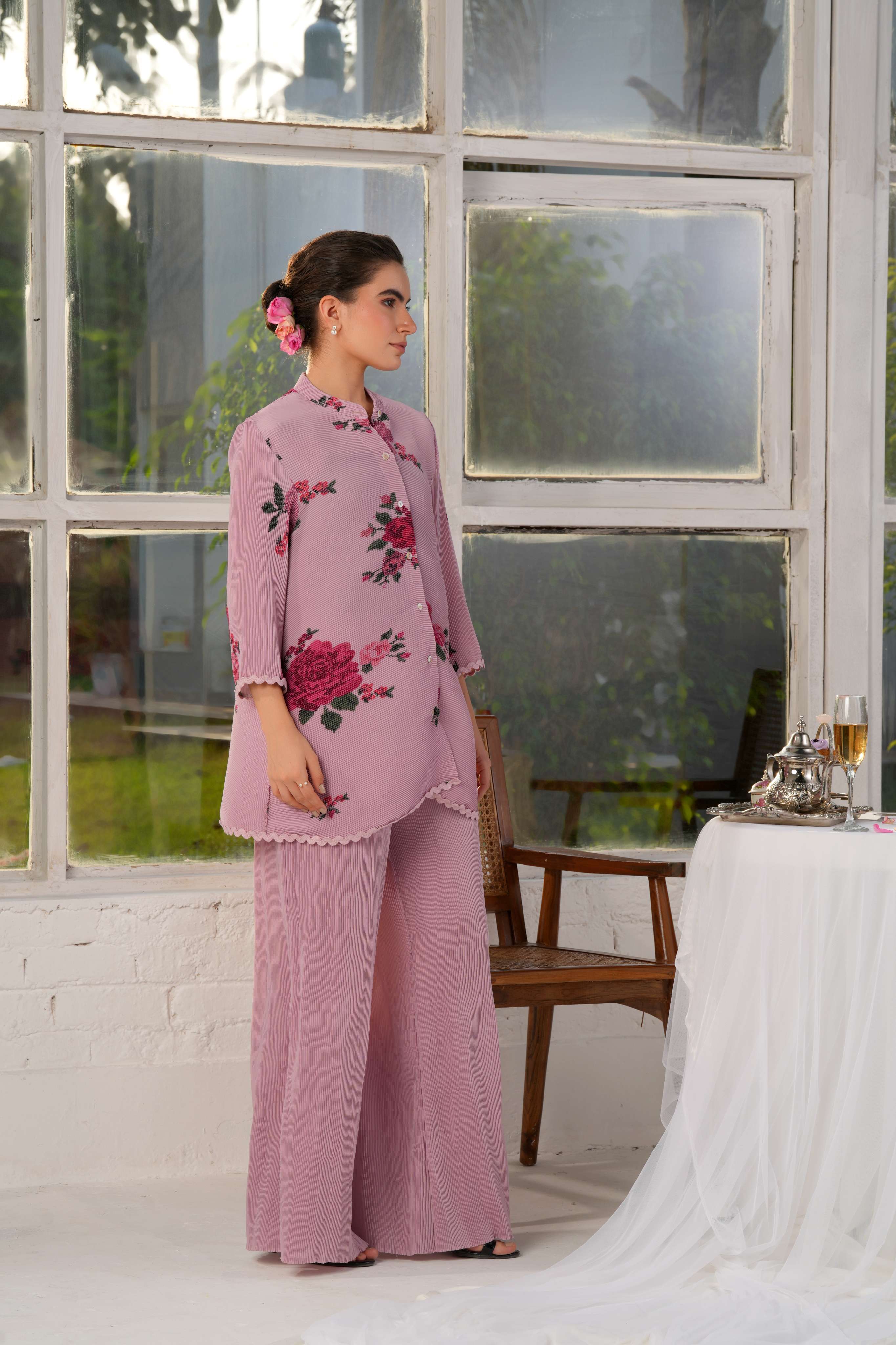 Maybloom Shirt and Trouser Co-ord Set