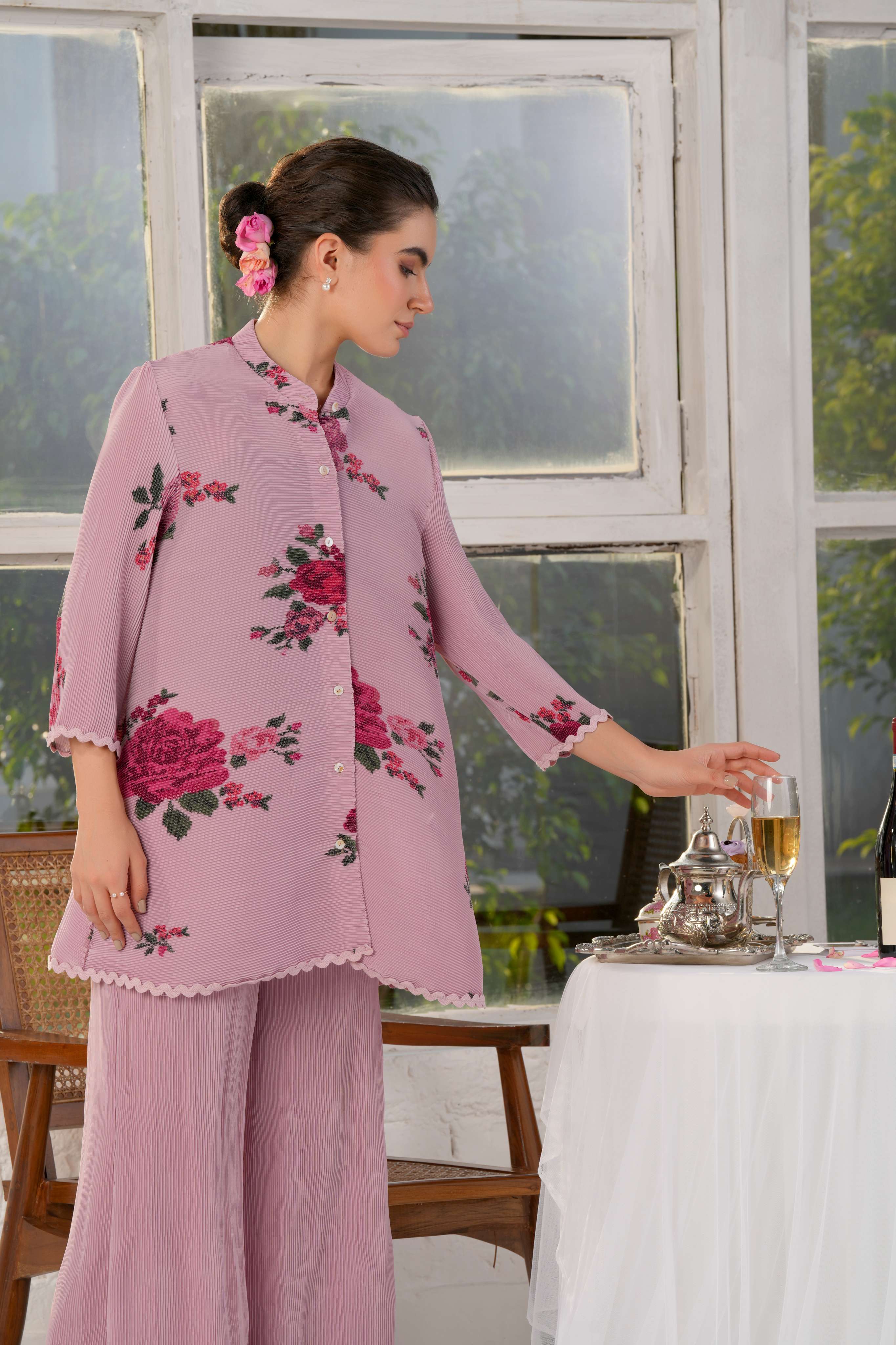 Maybloom Shirt and Trouser Co-ord Set