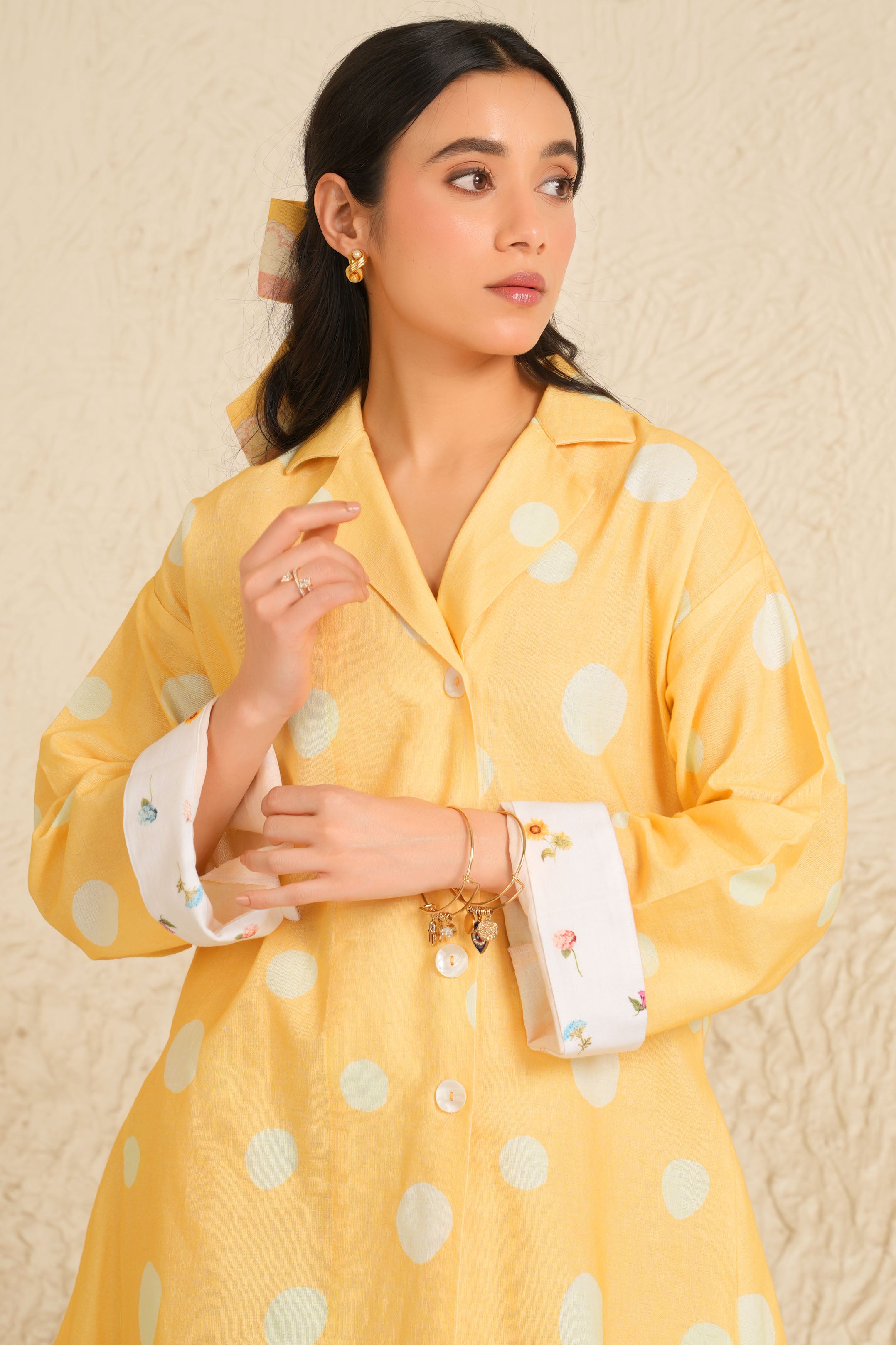 Marigold  Shirt Tunic set