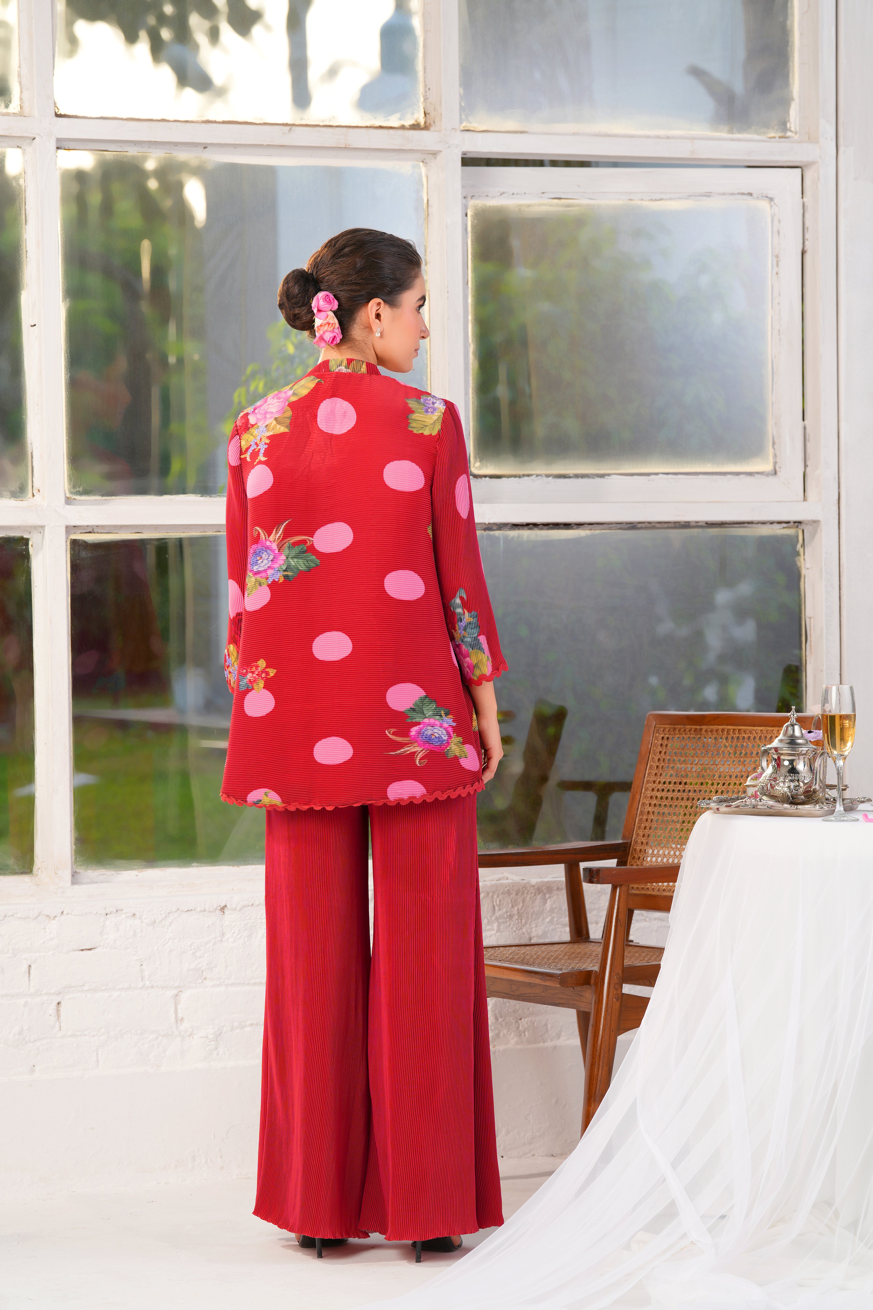 Mayfair Garden shirt and trouser co-ord set