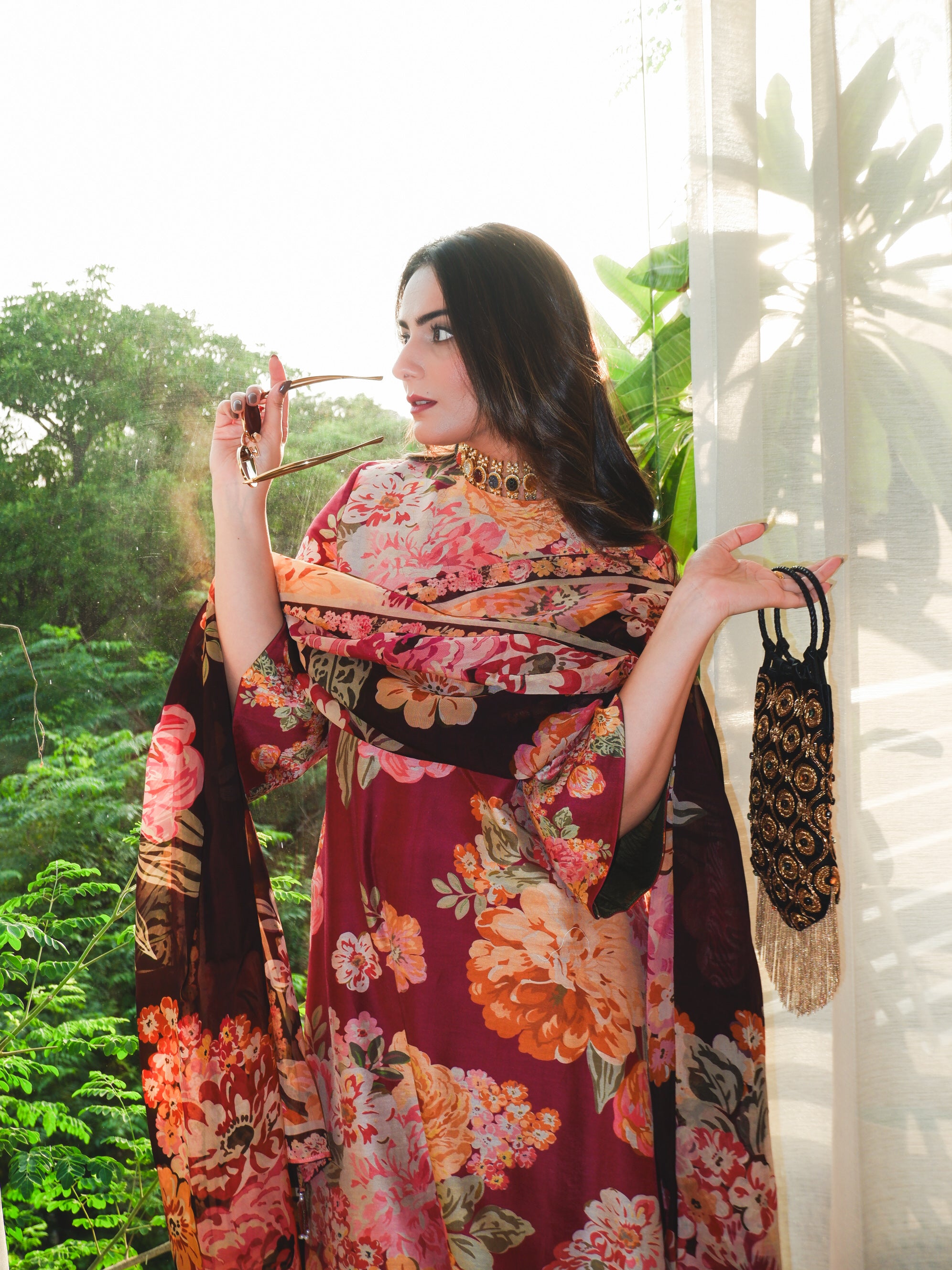 The Maharani Bagh  Kurta Set