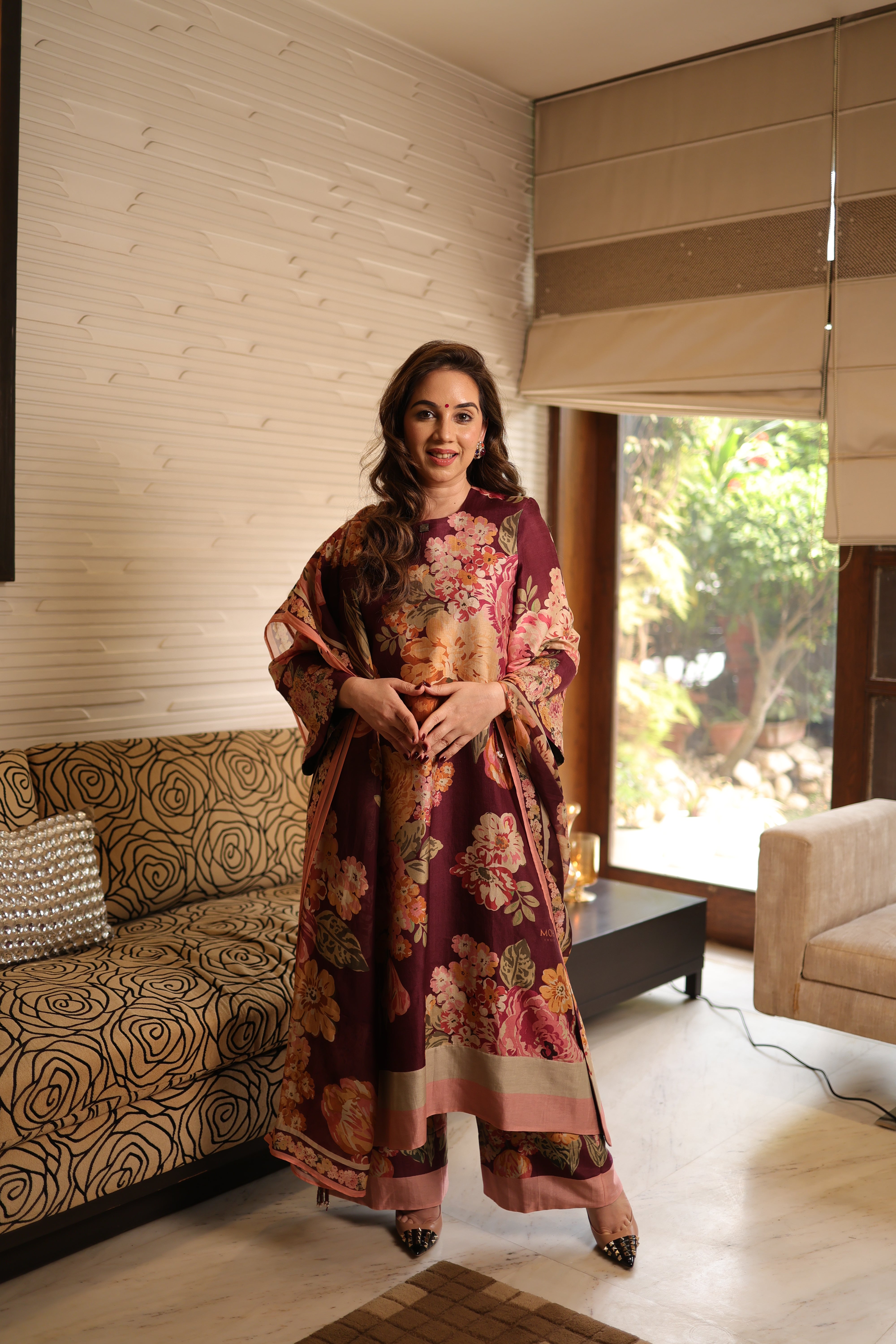 The Maharani Bagh  Kurta Set