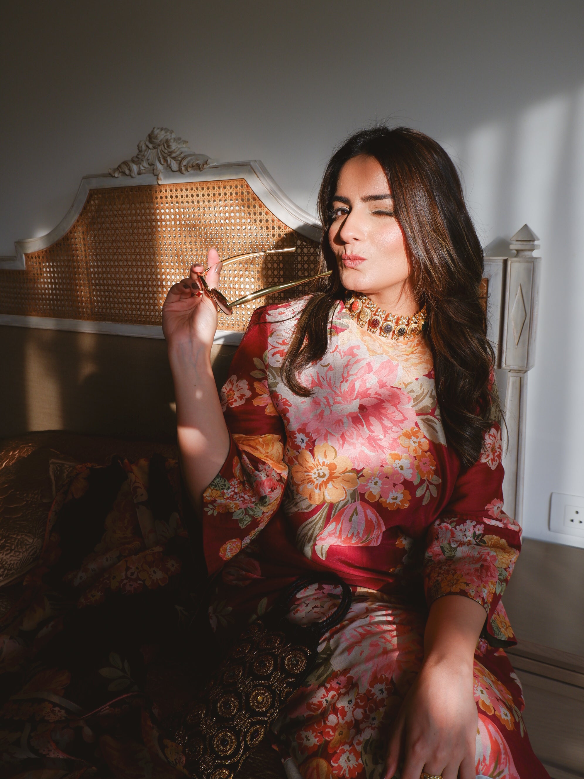 The Maharani Bagh  Kurta Set