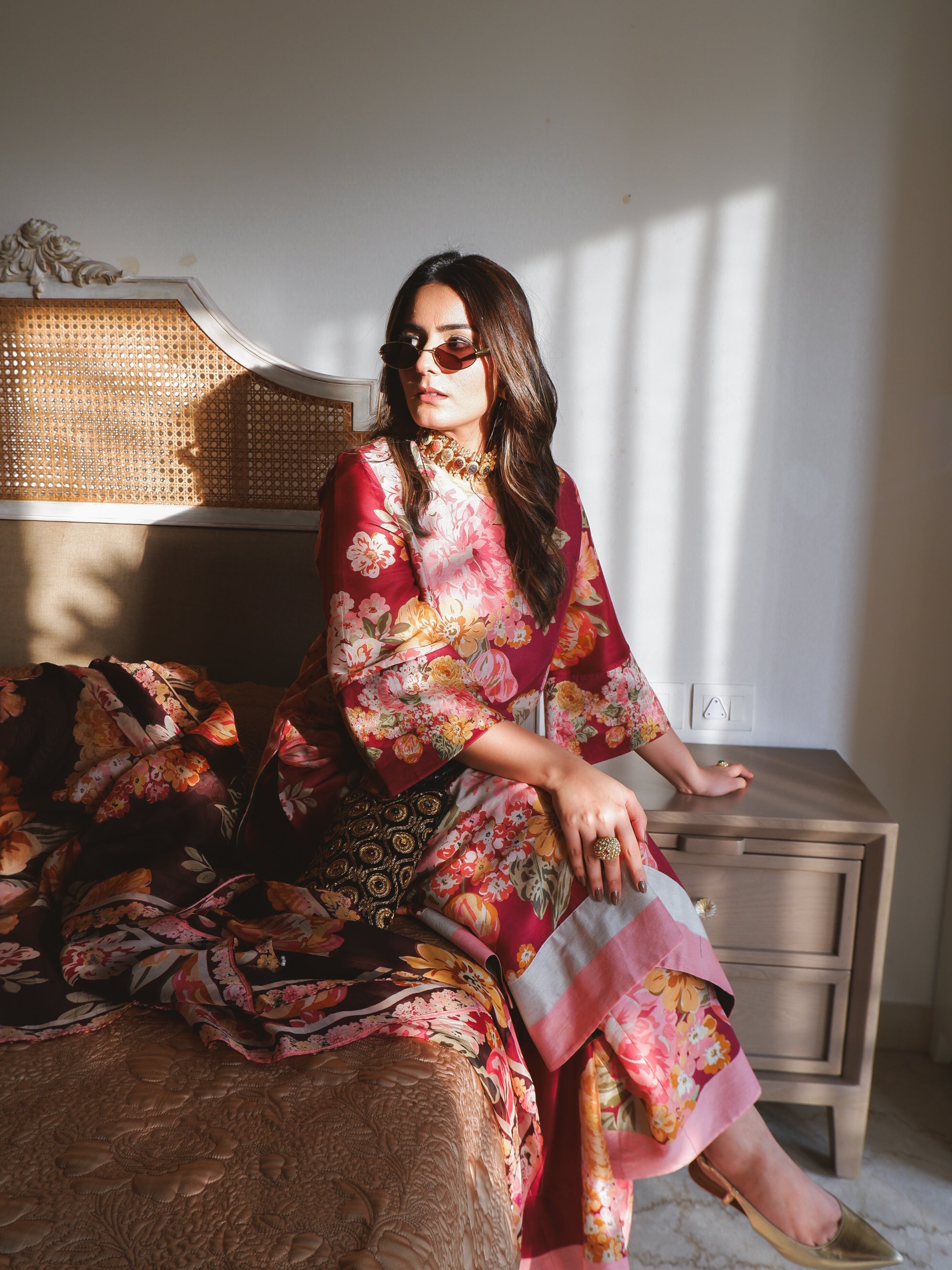 The Maharani Bagh  Kurta Set