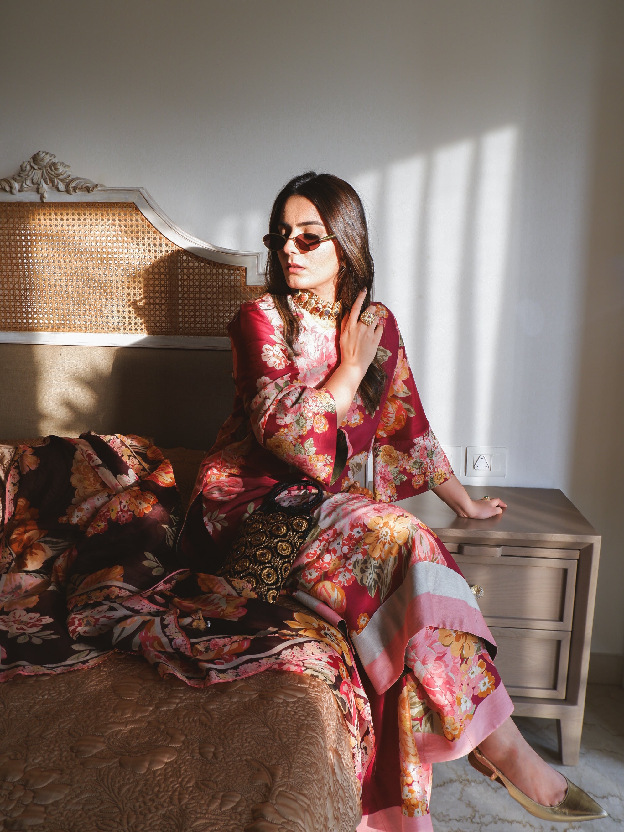 The Maharani Bagh  Kurta Set