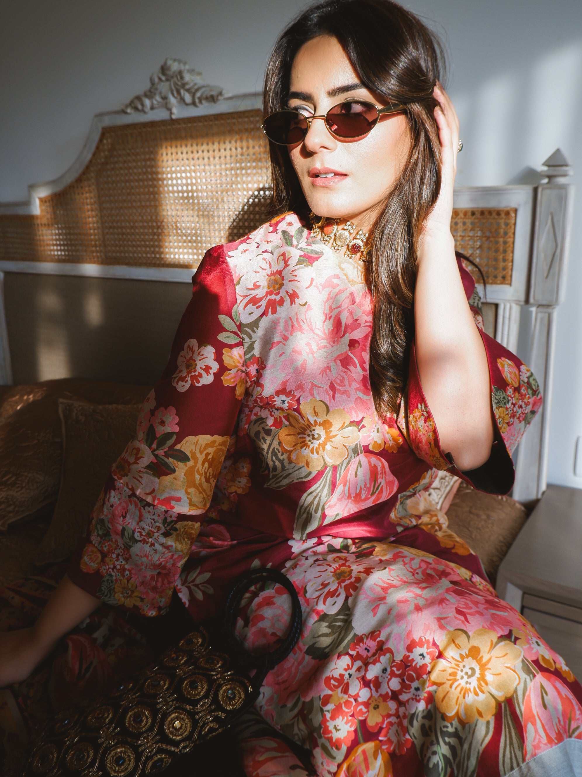 The Maharani Bagh  Kurta Set