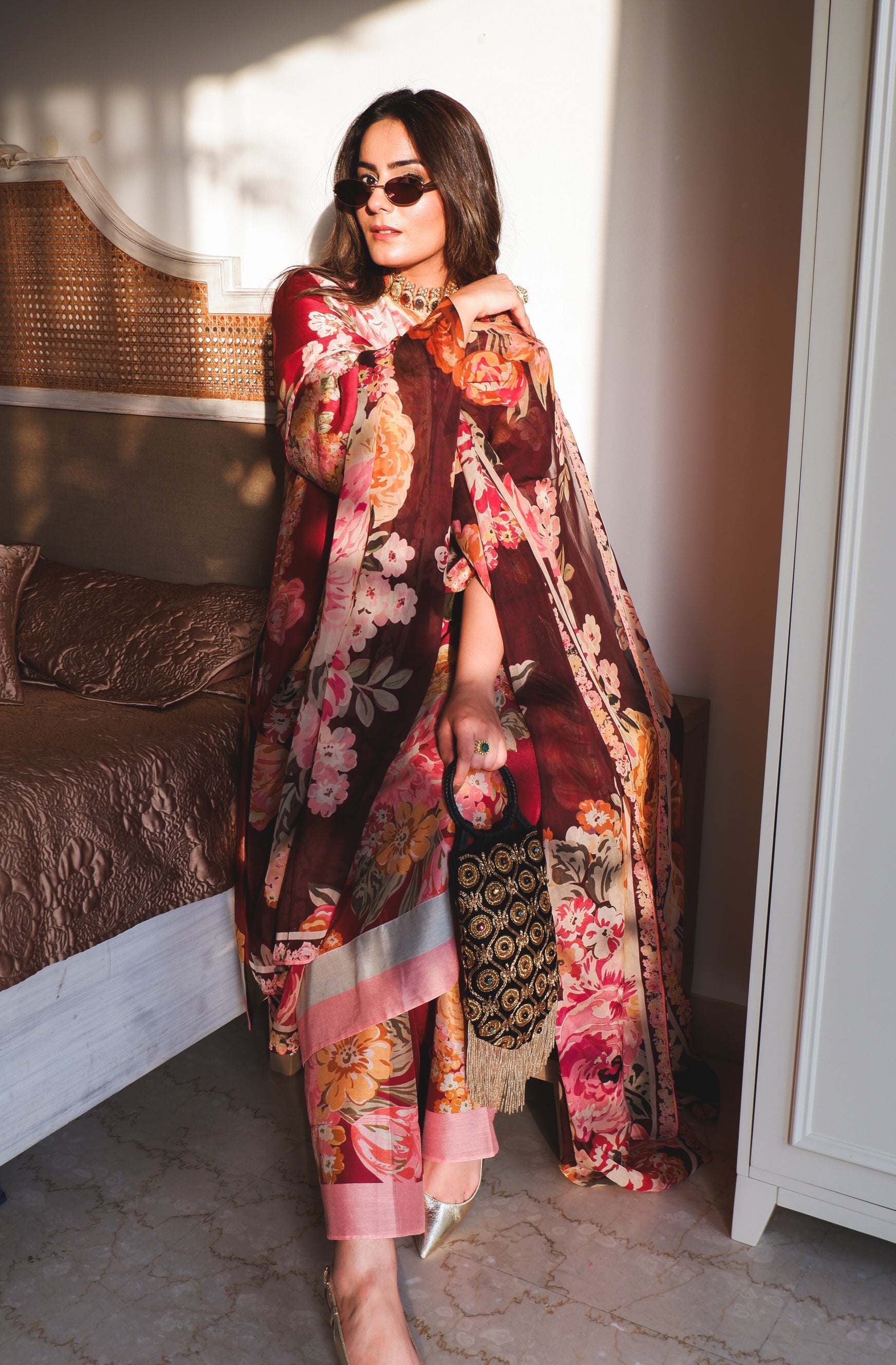 The Maharani Bagh  Kurta Set