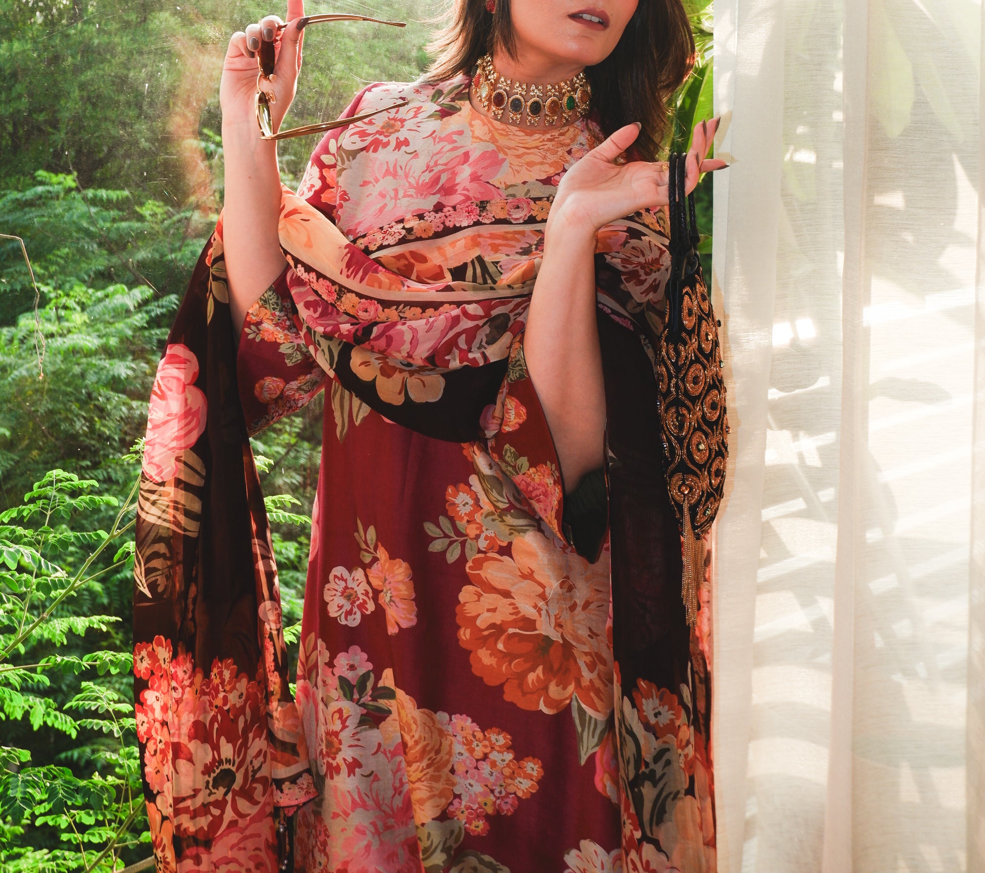 The Maharani Bagh  Kurta Set