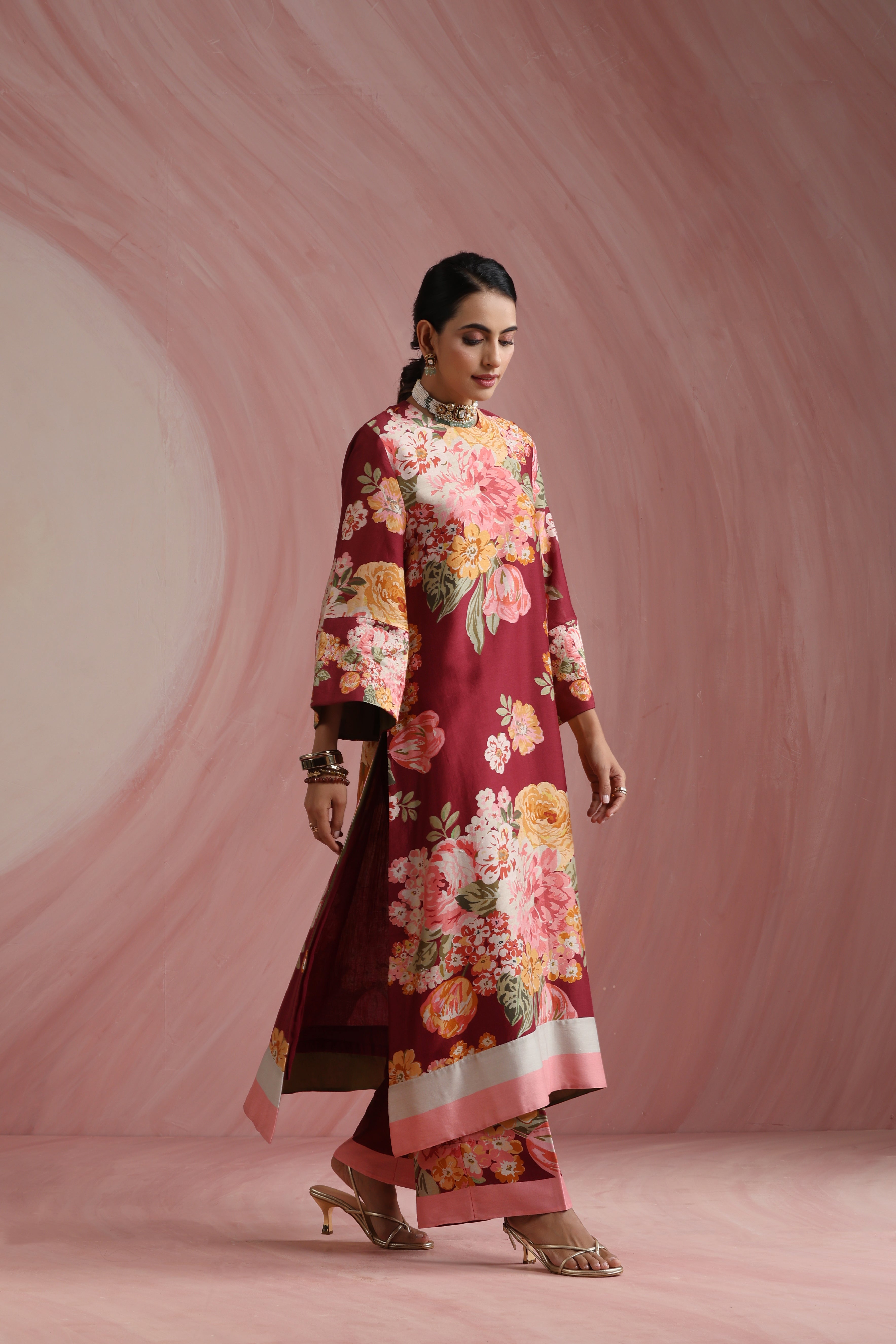 The Maharani Bagh  Kurta Set