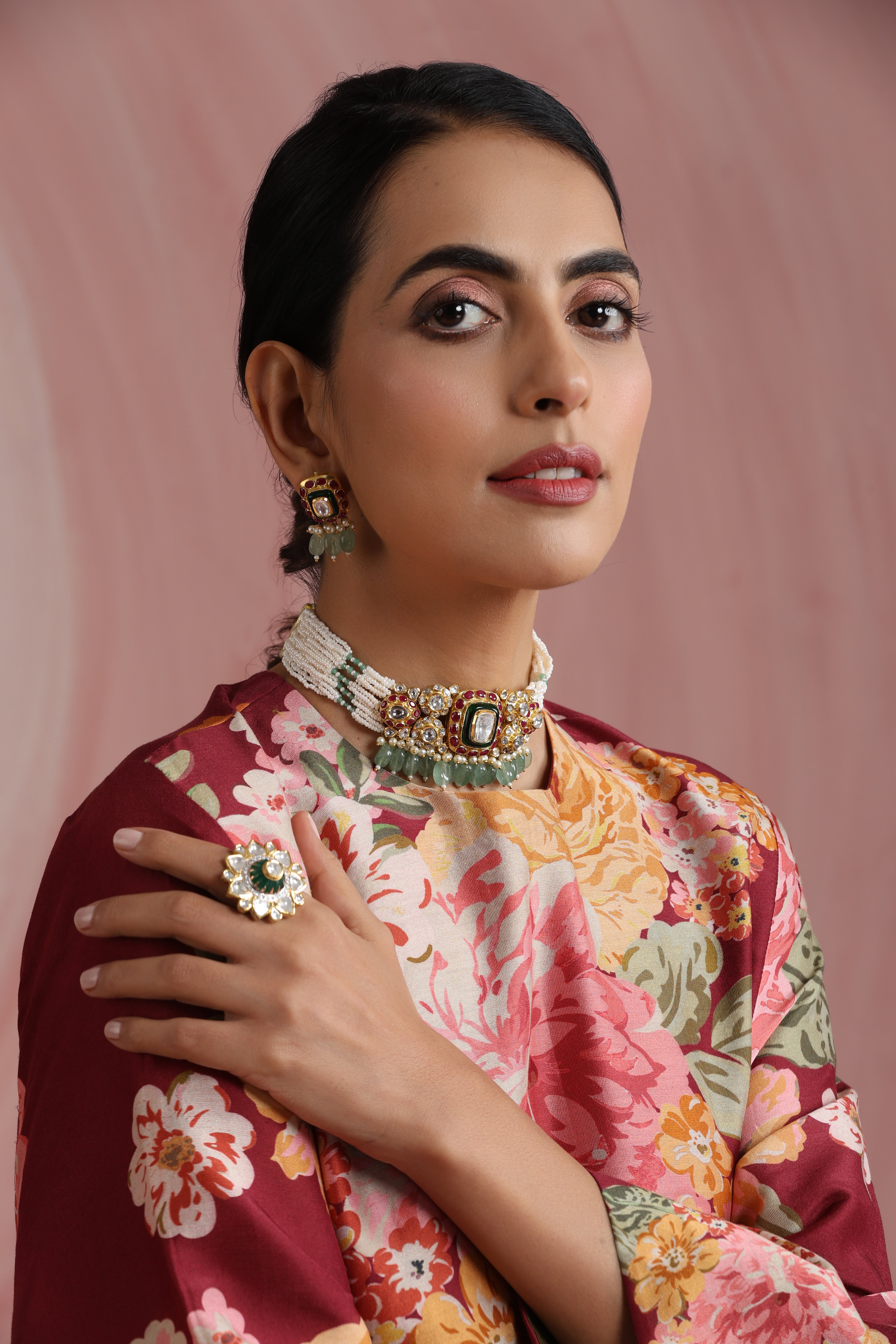 The Maharani Bagh  Kurta Set