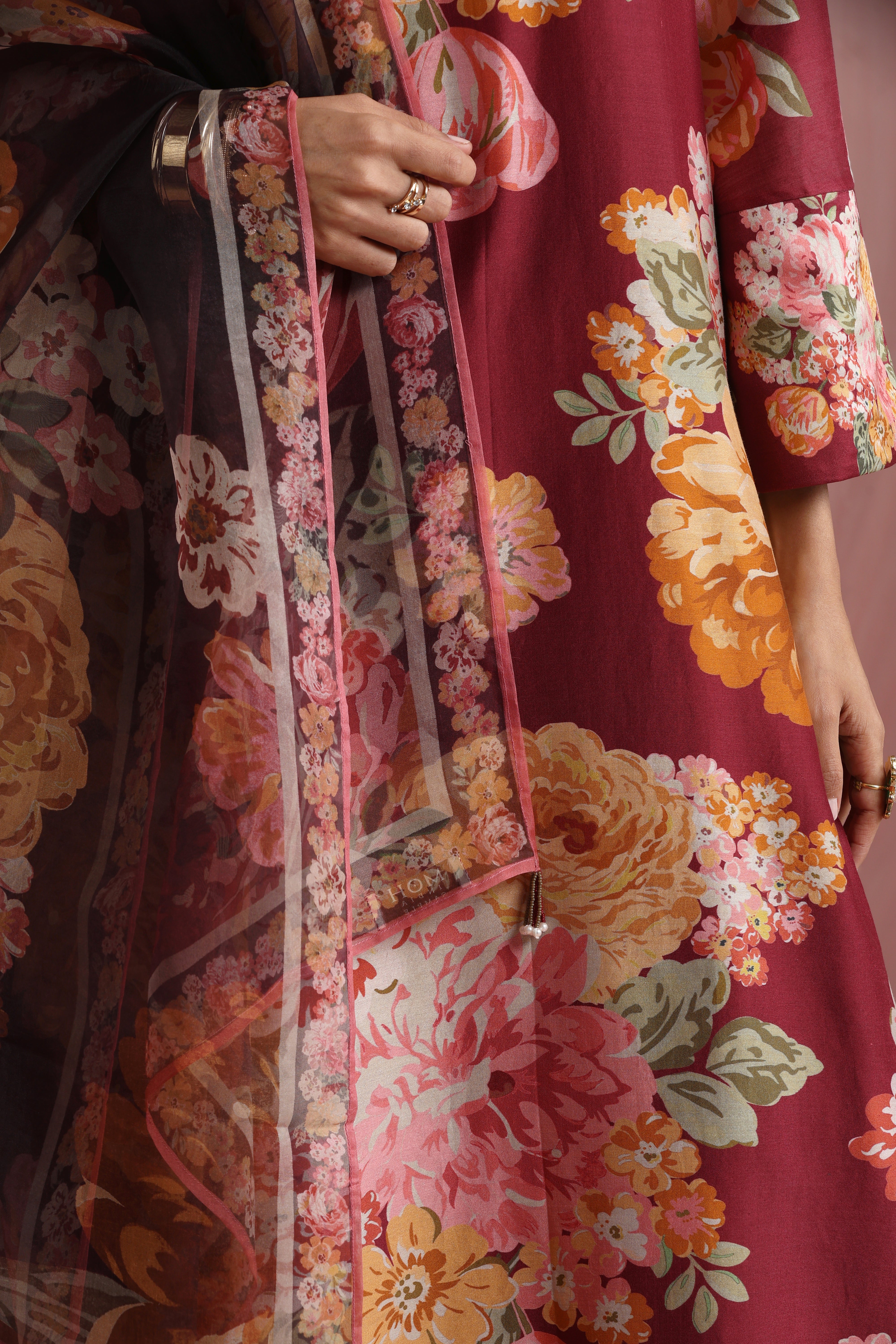 The Maharani Bagh  Kurta Set