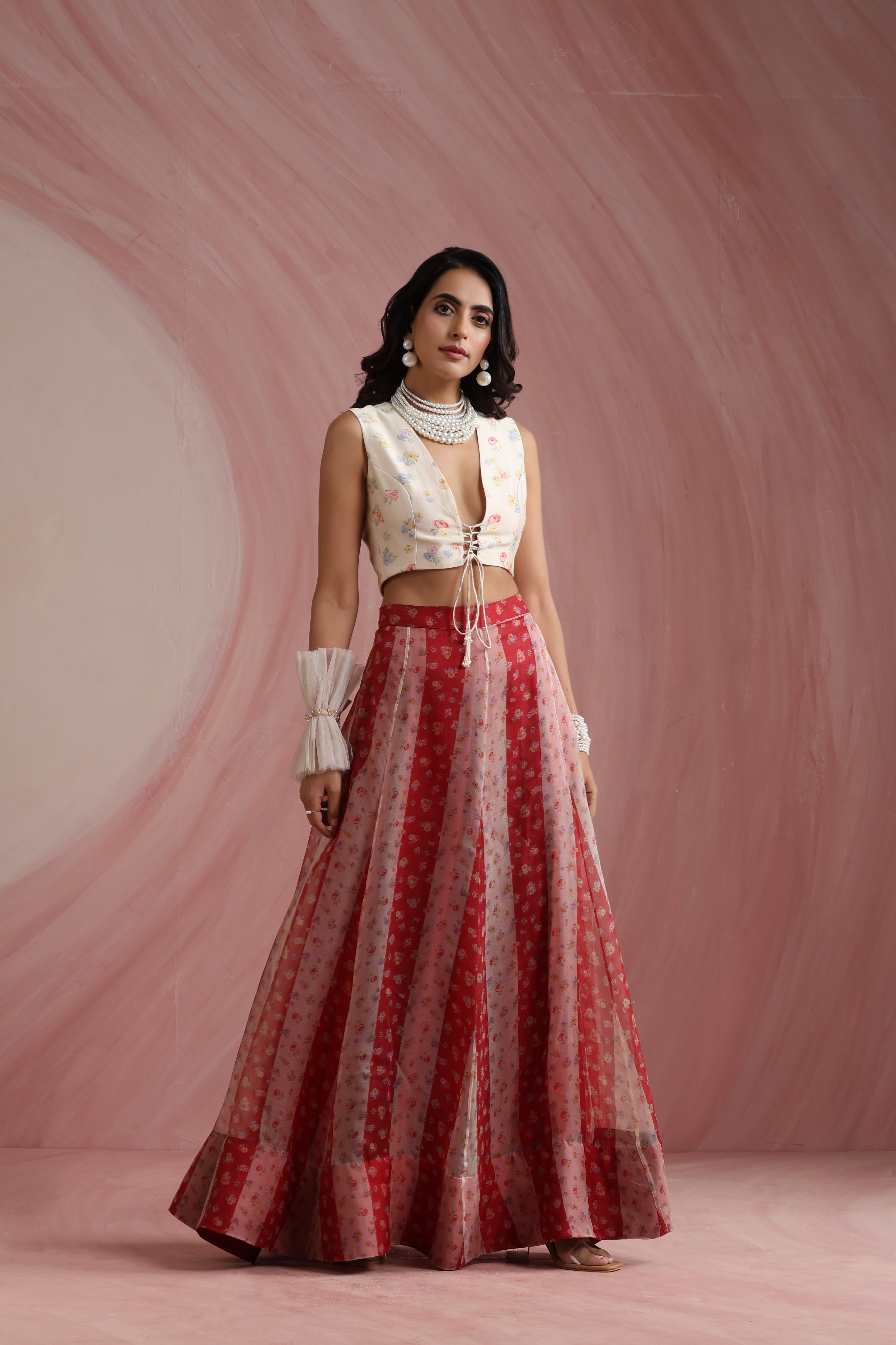 Palace Petals Lehenga Set